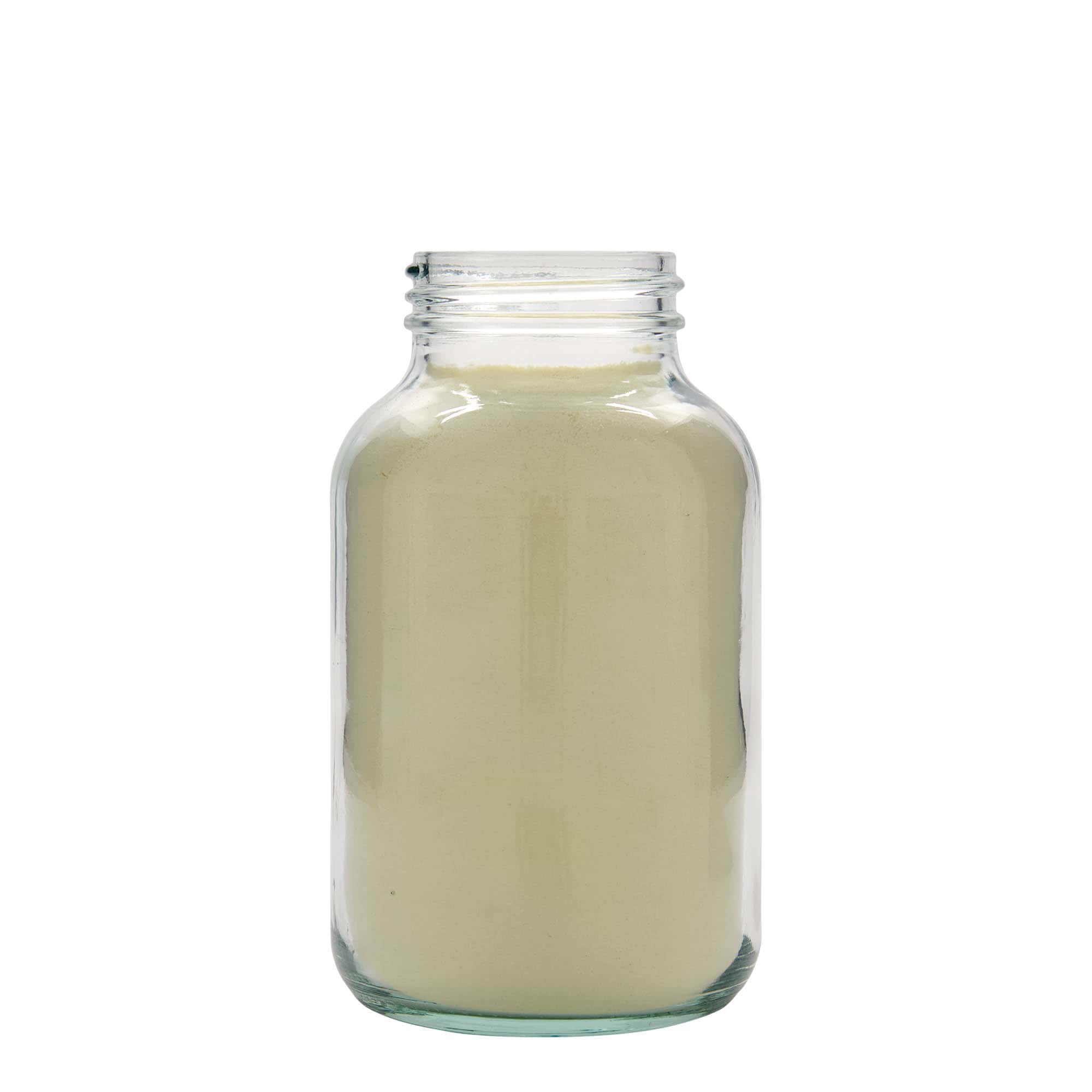 1 000 ml vid halsglas, mynning: DIN 68