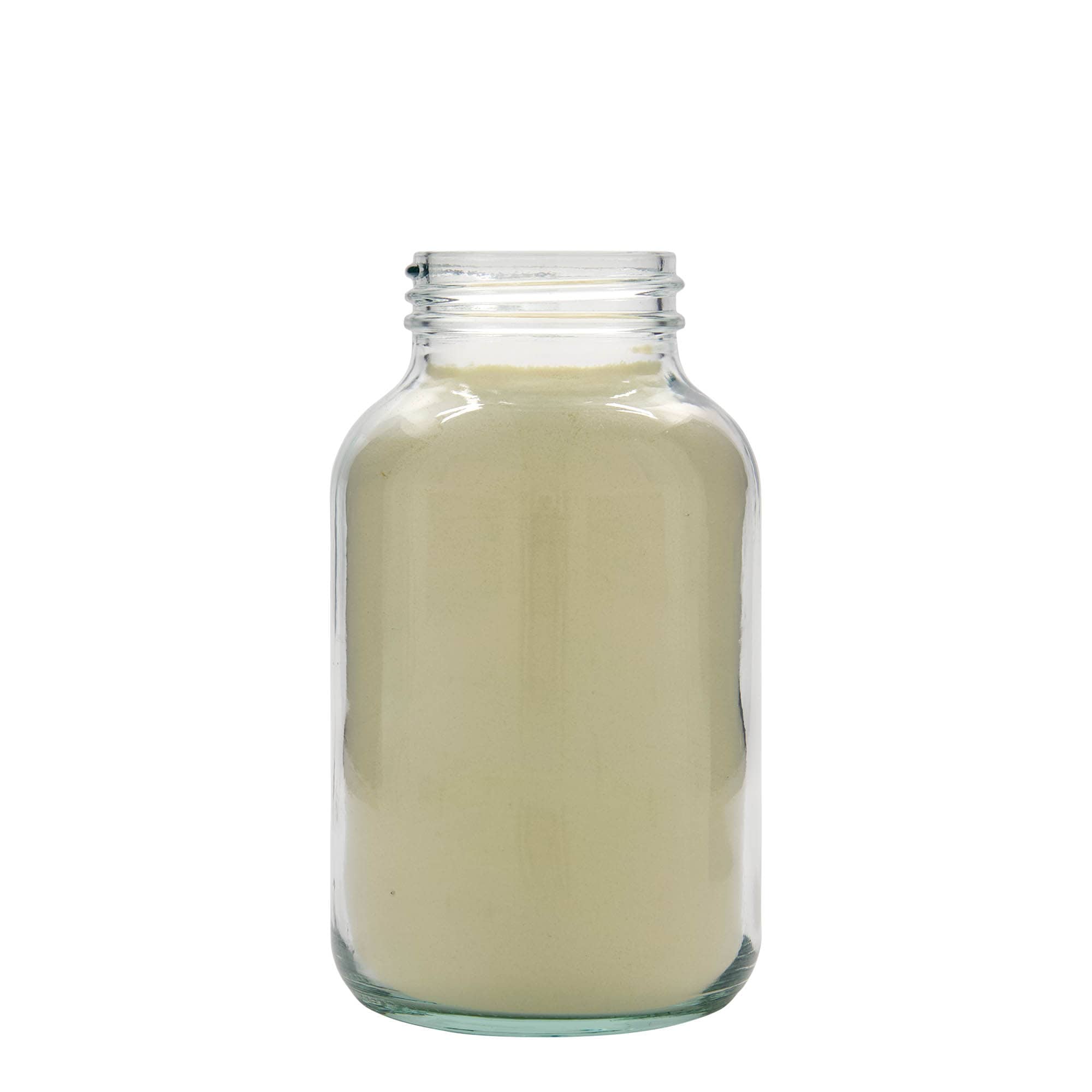 1 000 ml vid halsglas, mynning: DIN 68