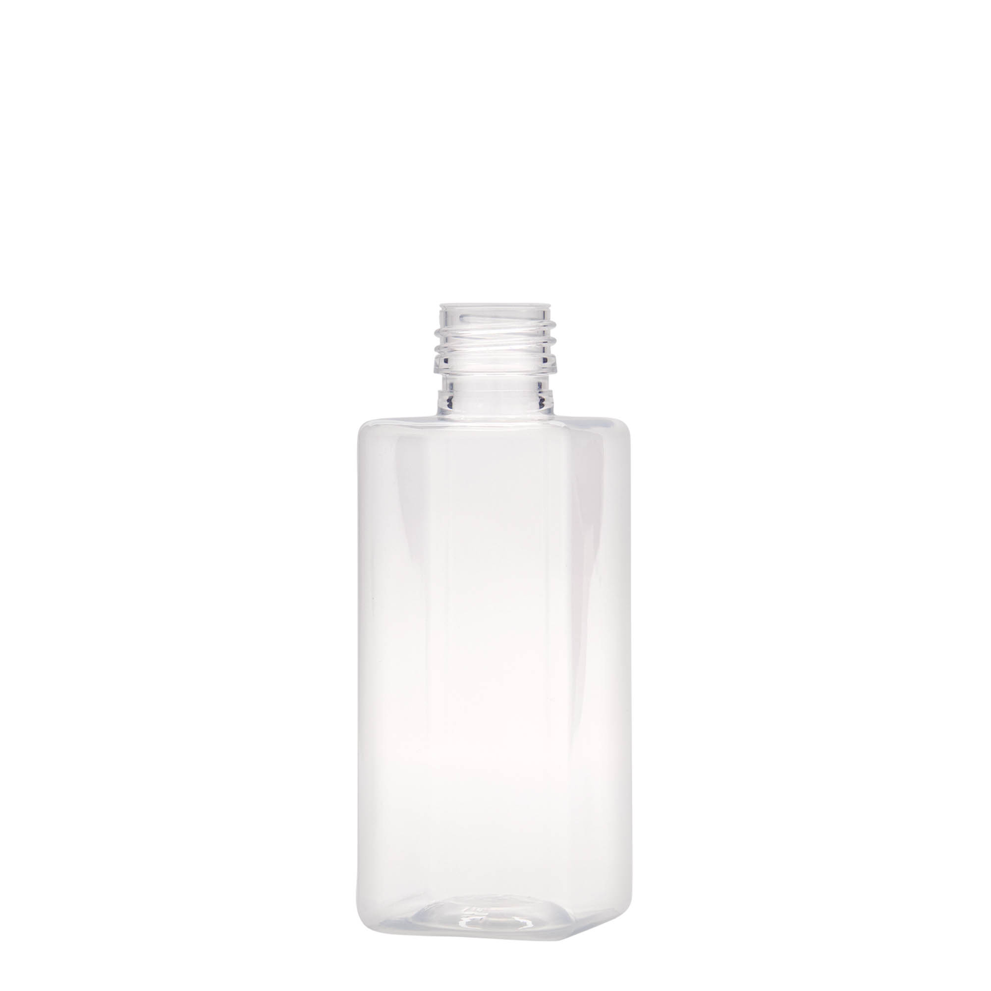 250 ml PET-flaska 'Karl', fyrkantig, plast, öppning: PP 28