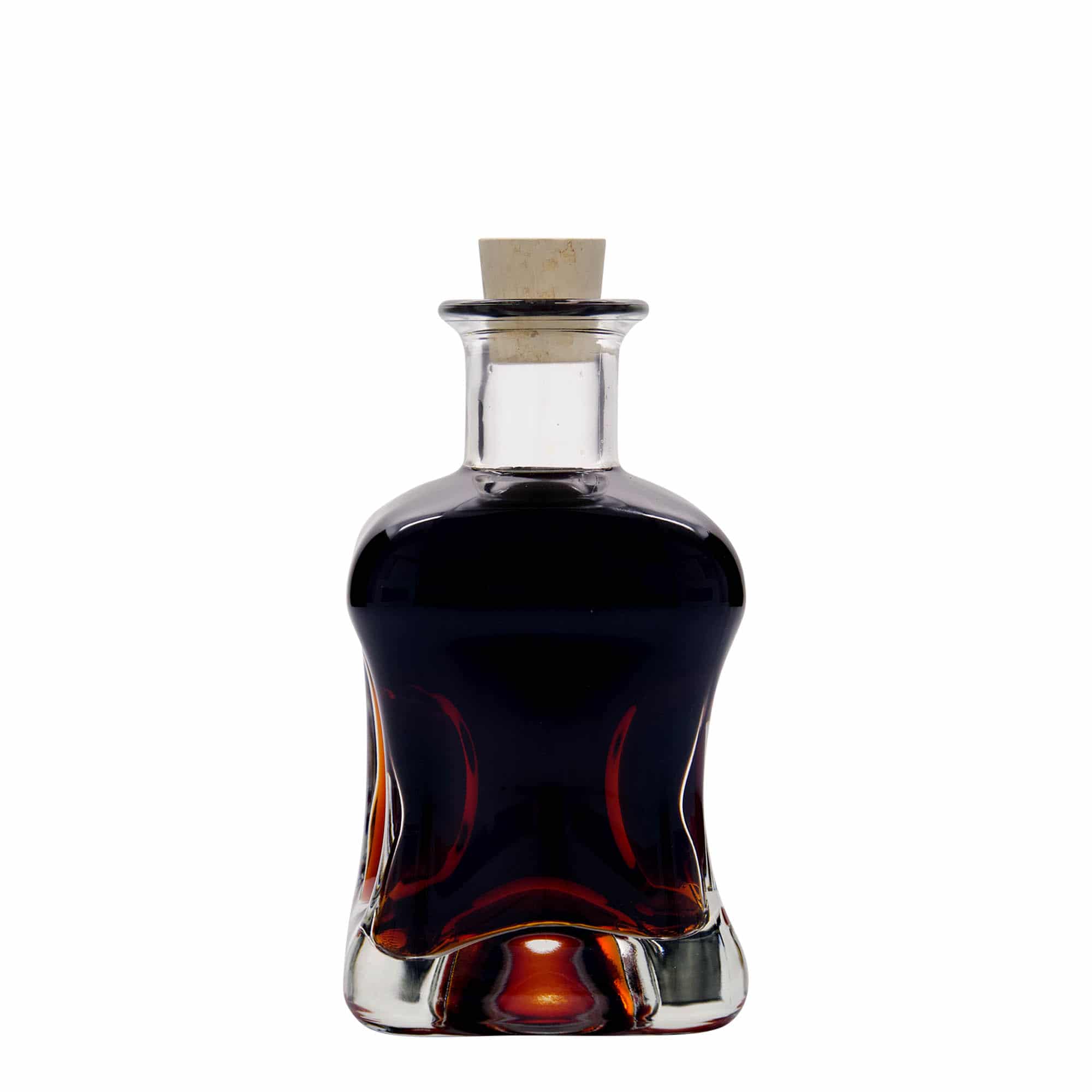 350 ml glasflaska 'Dublin', kvadratisk, öppning: kork
