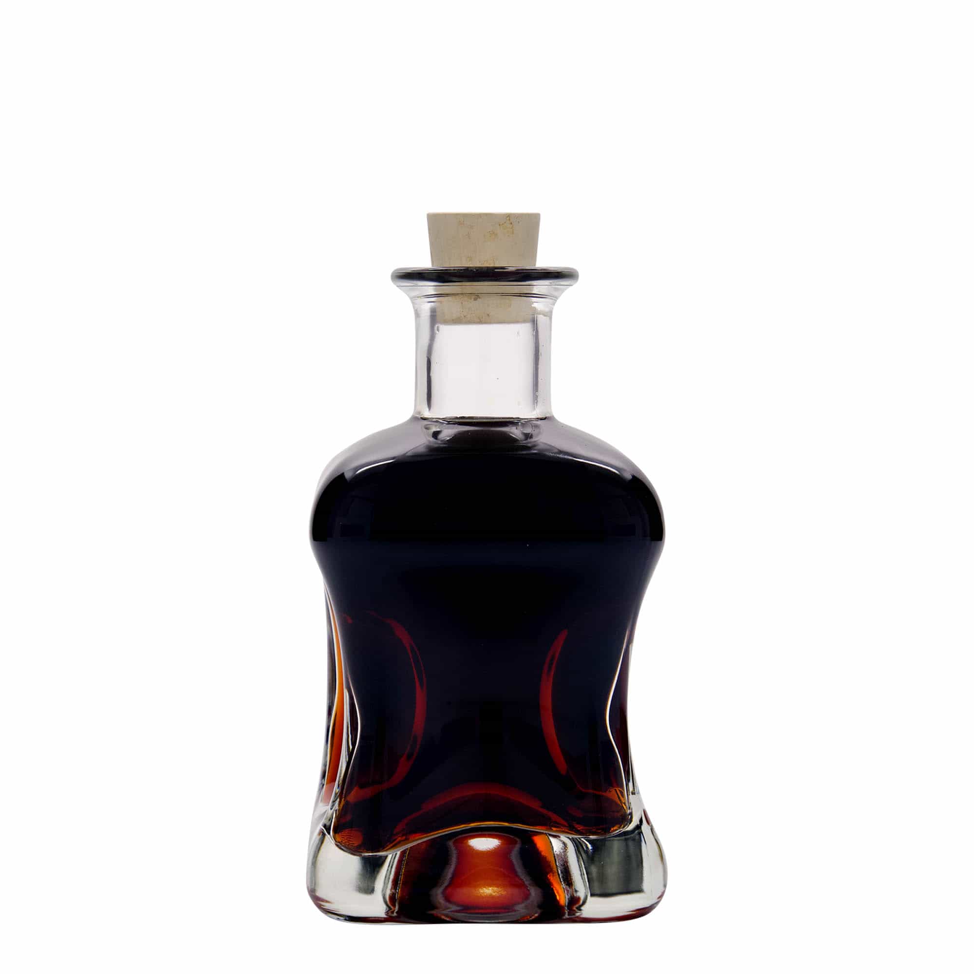 350 ml glasflaska 'Dublin', kvadratisk, öppning: kork