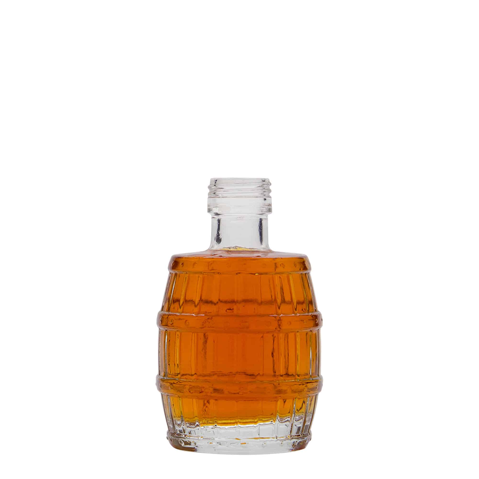 100 ml glasflaska 'Fat'Feier, mynning: PP 24
