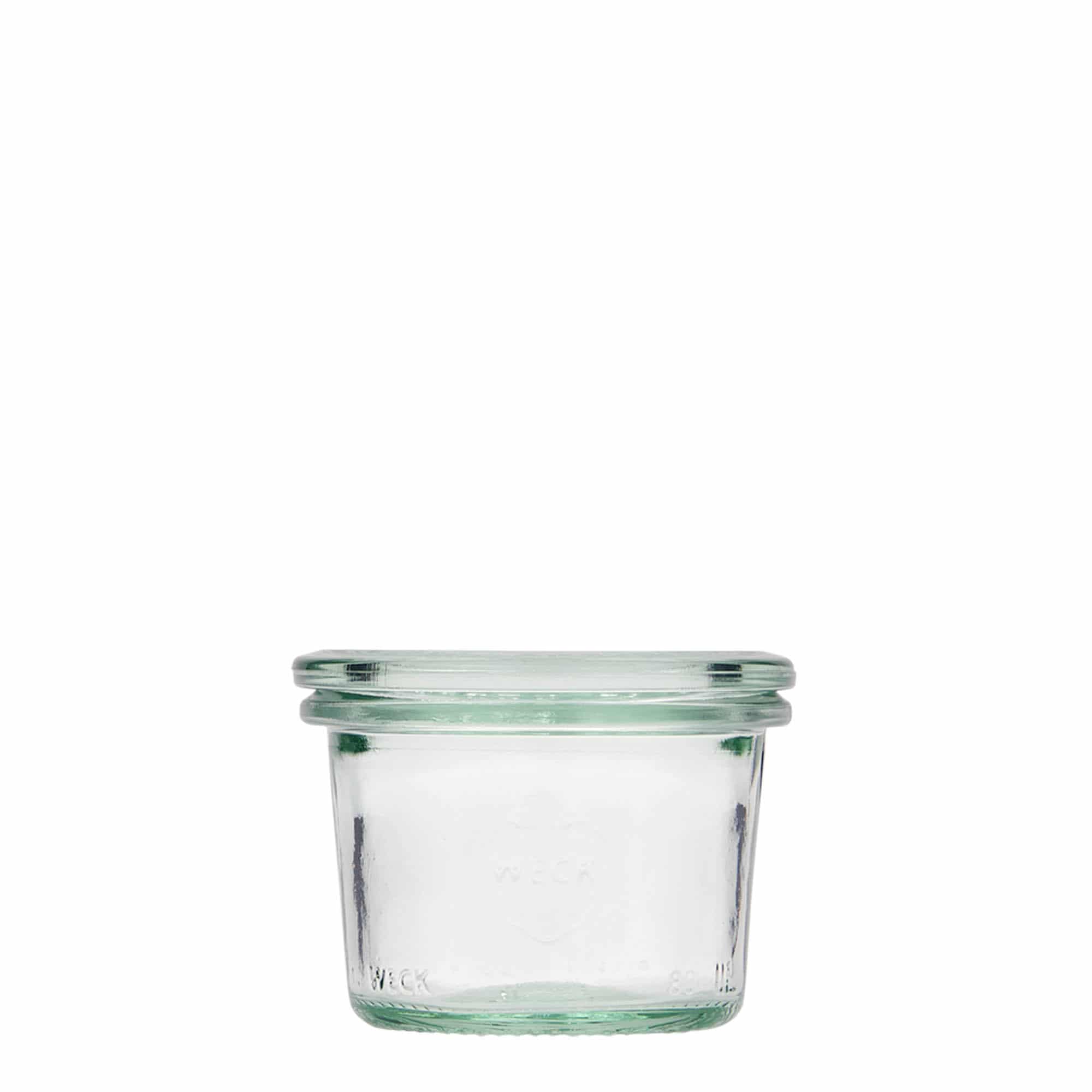 80 ml WECK-sturzglas, mynning: rund kant