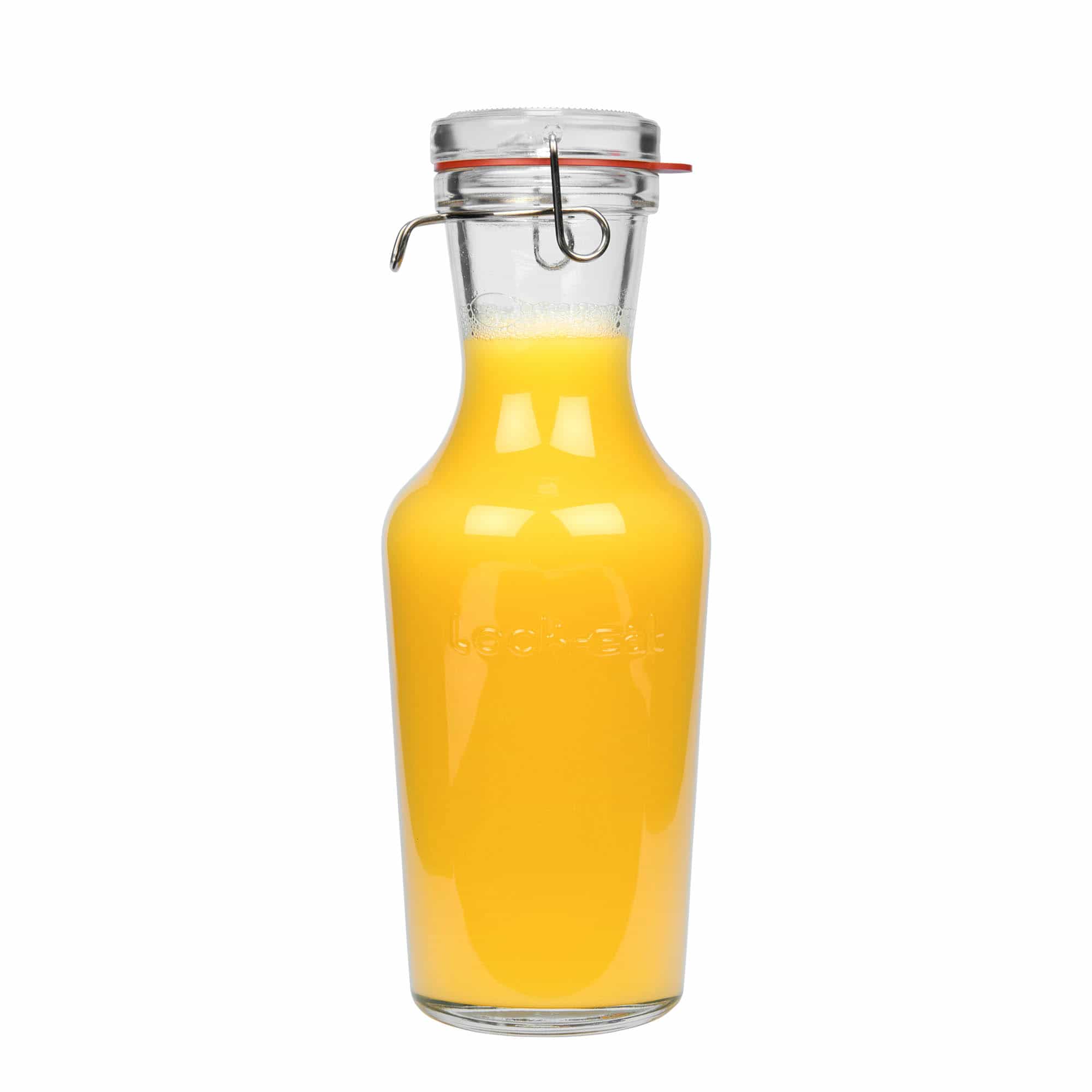 1 000 ml glaskaraff 'Lock-Eat', mynning: trådbygellock