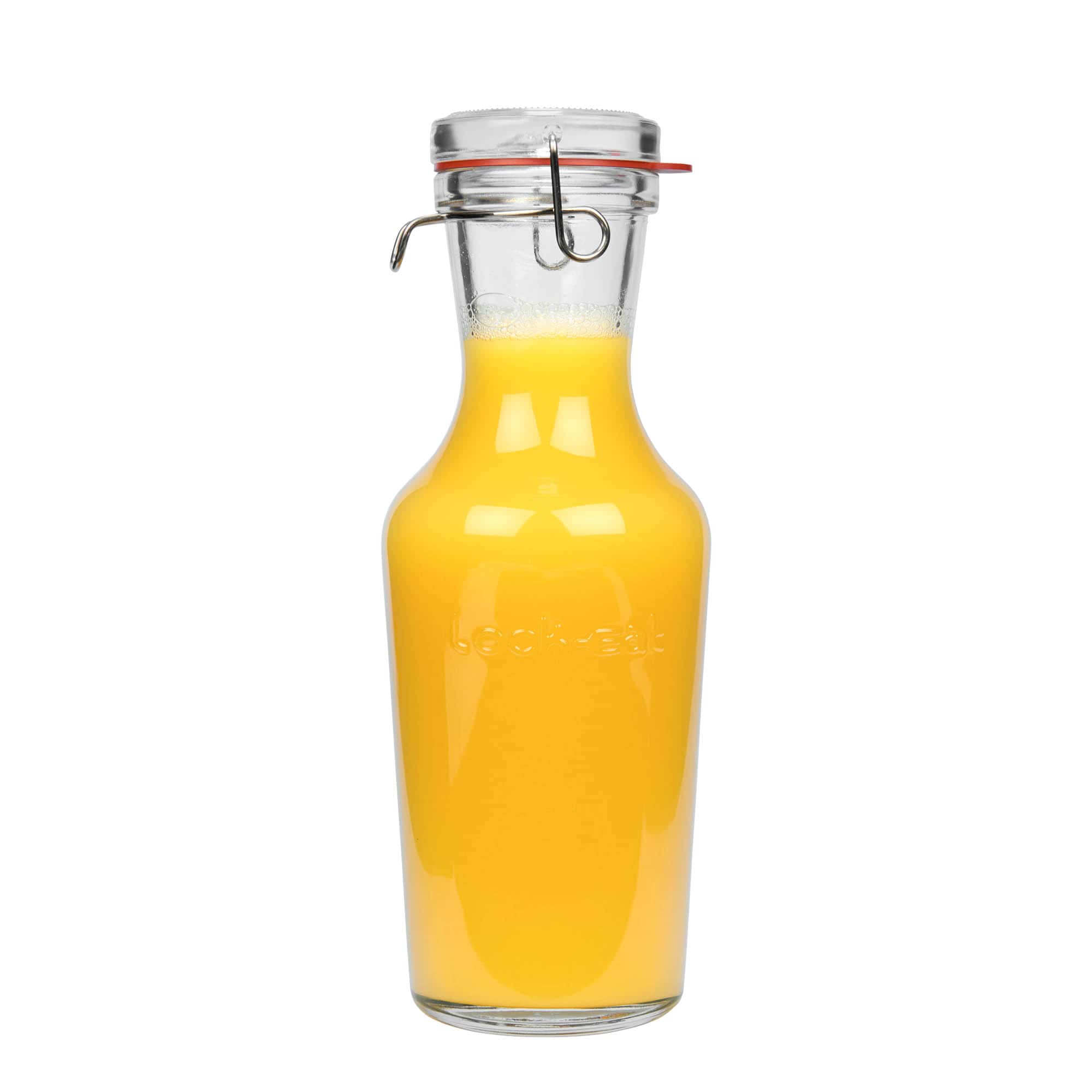 1 000 ml glaskaraff 'Lock-Eat', mynning: trågbågslås 1 000 ml glaskaraff 'Lock-Eat', mynning: trågbågslås