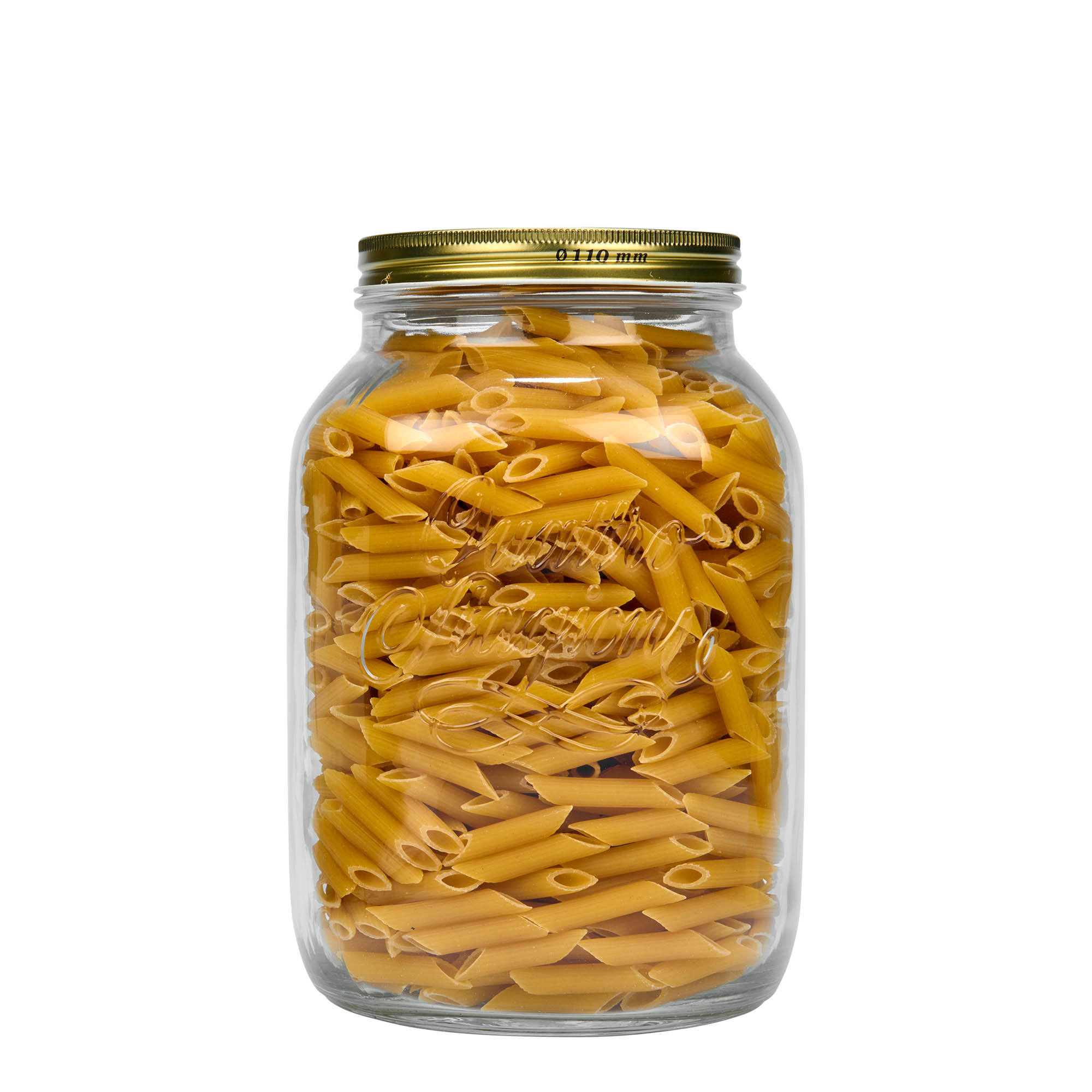 3.000 ml glas 'Quattro Stagioni', öppning: skruvlock 3.000 ml glas 'Quattro Stagioni', öppning: skruvlock