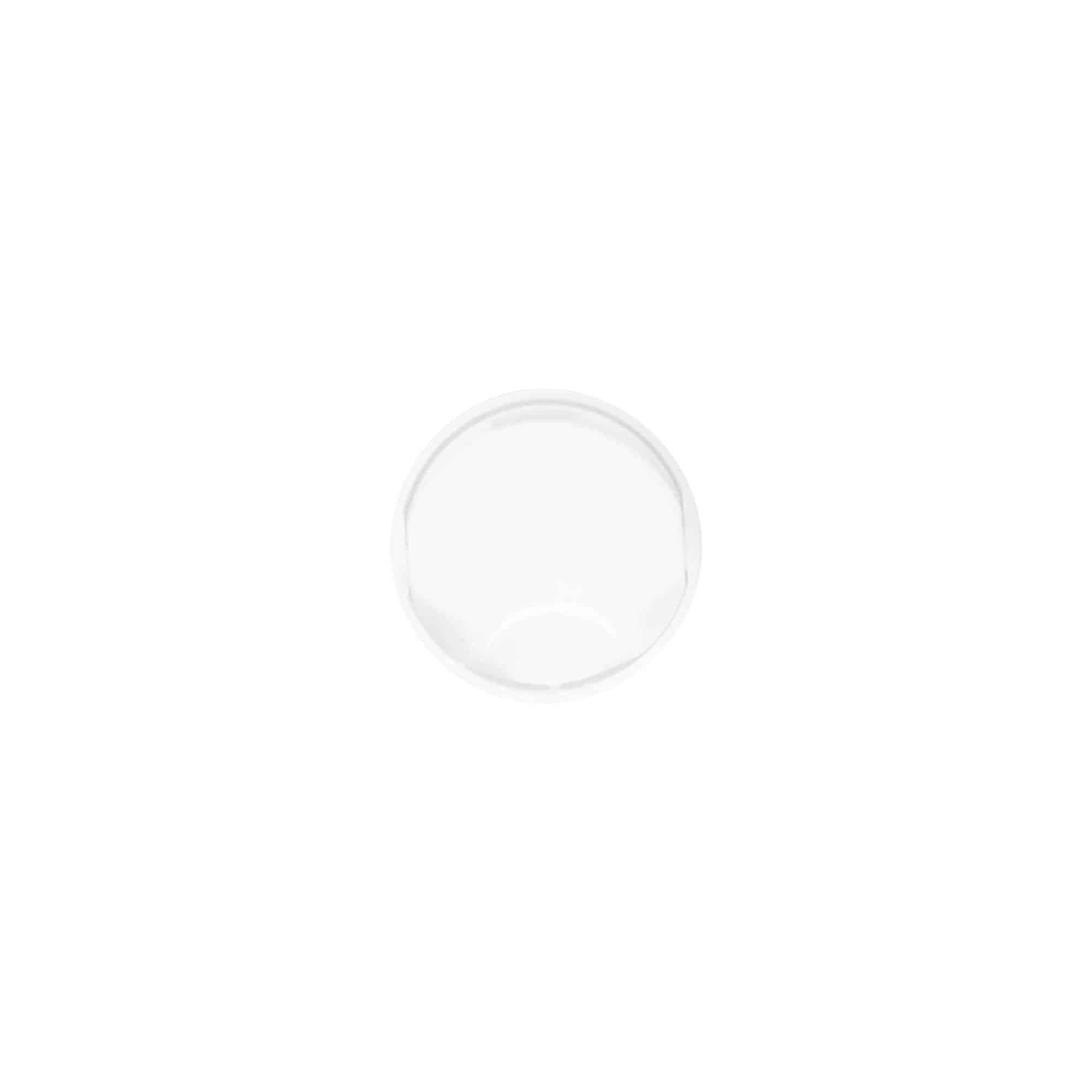 Skruvkapsel Disc Top, PP-plast, vit, för mynning: 20/410