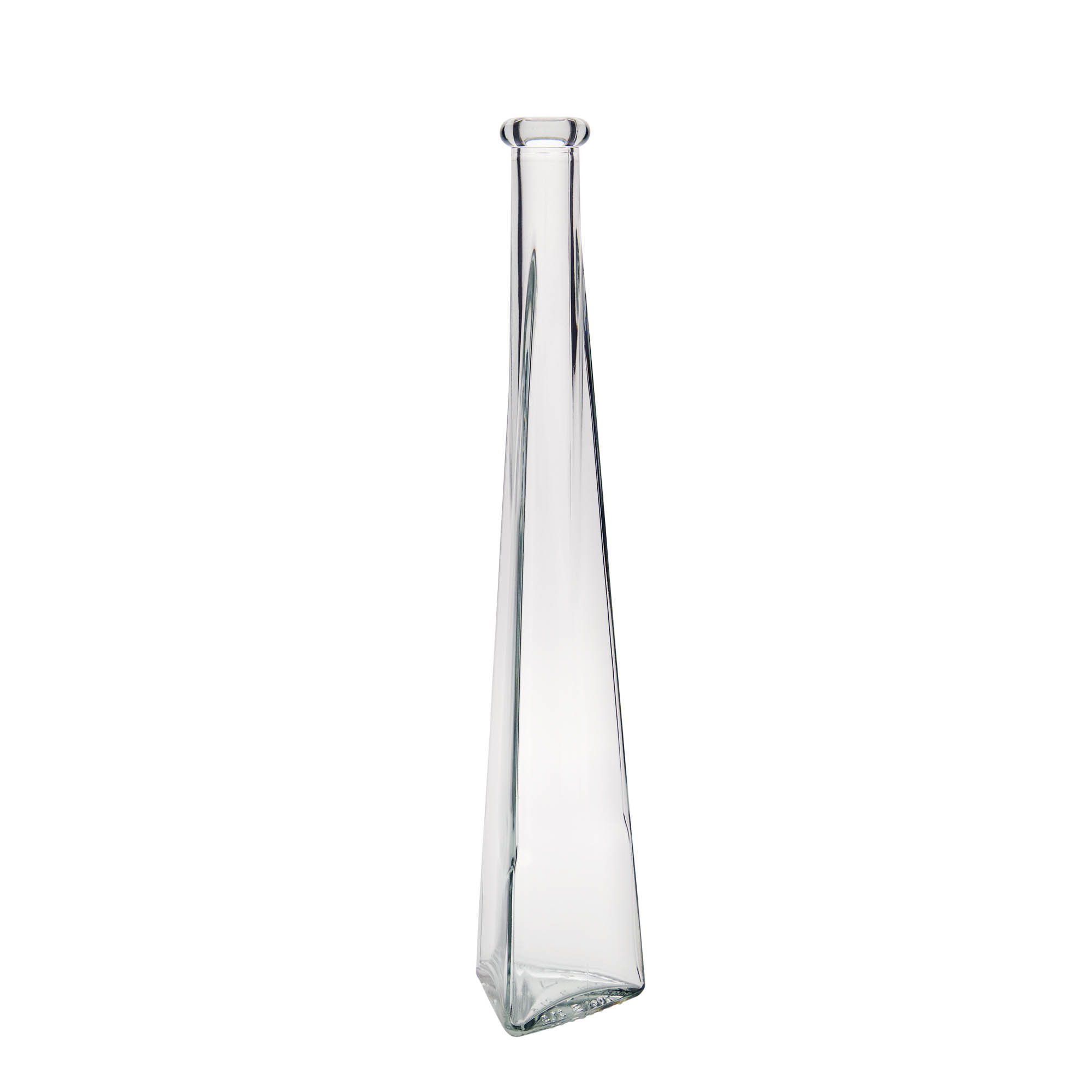 200 ml glasflaska 'Dama Triangolore', trekantig, öppning: kork