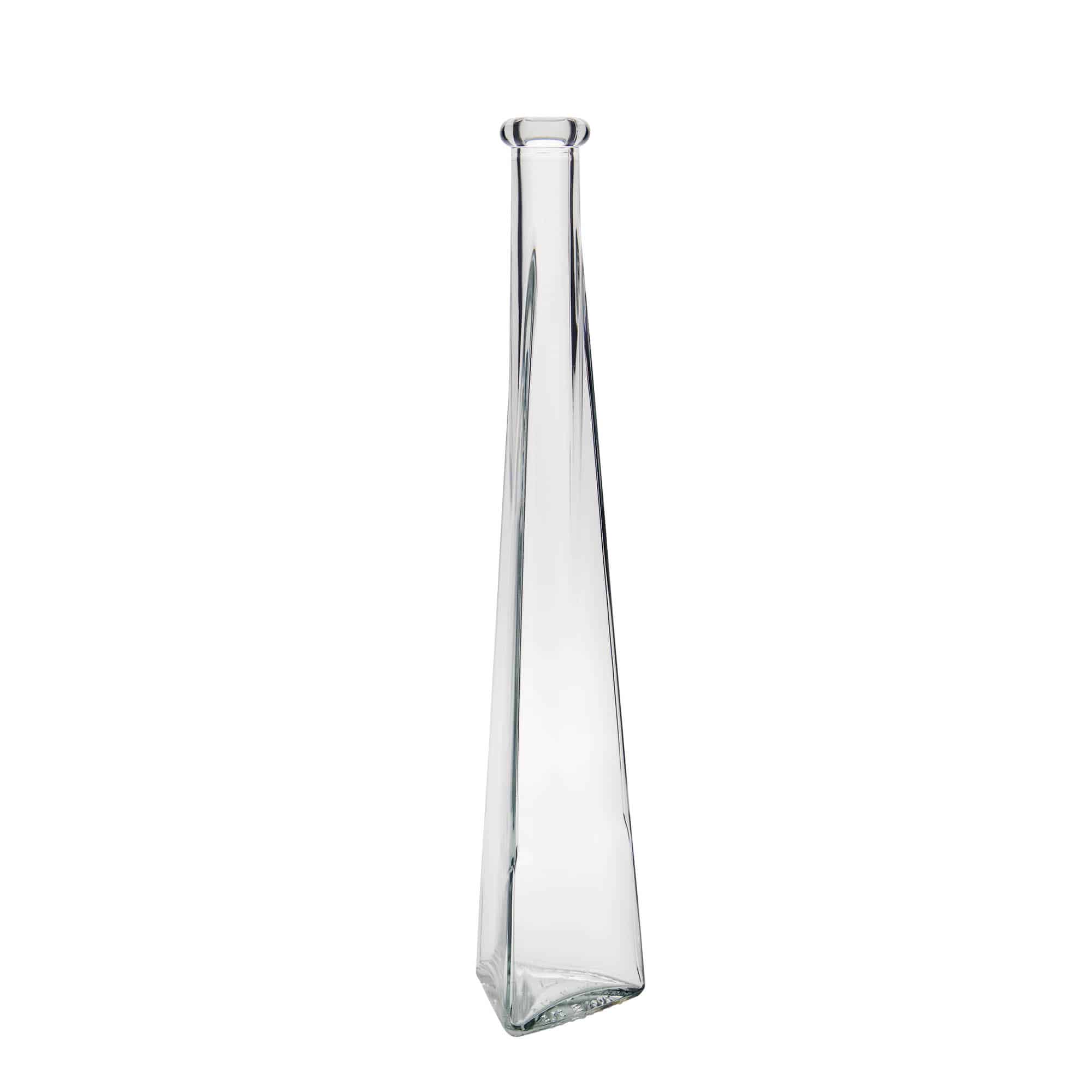 200 ml glasflaska 'Dama Triangolore', trekantig, öppning: kork