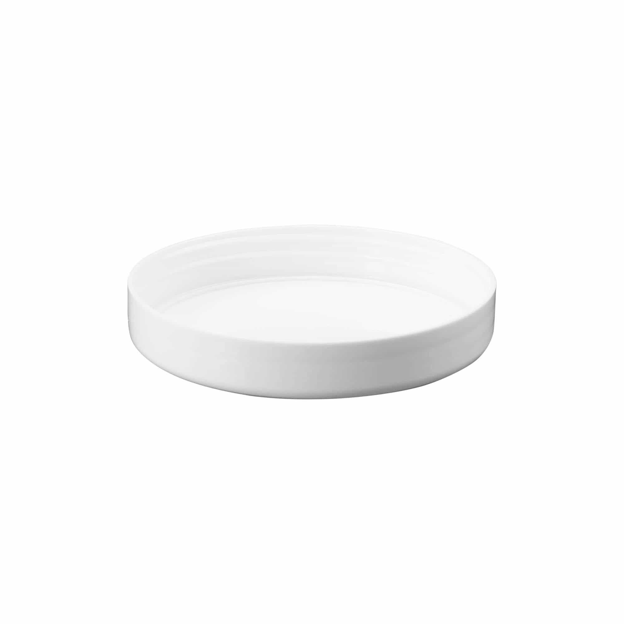 Skruvkapsel, PP-plast, vit, för mynning: 100/400