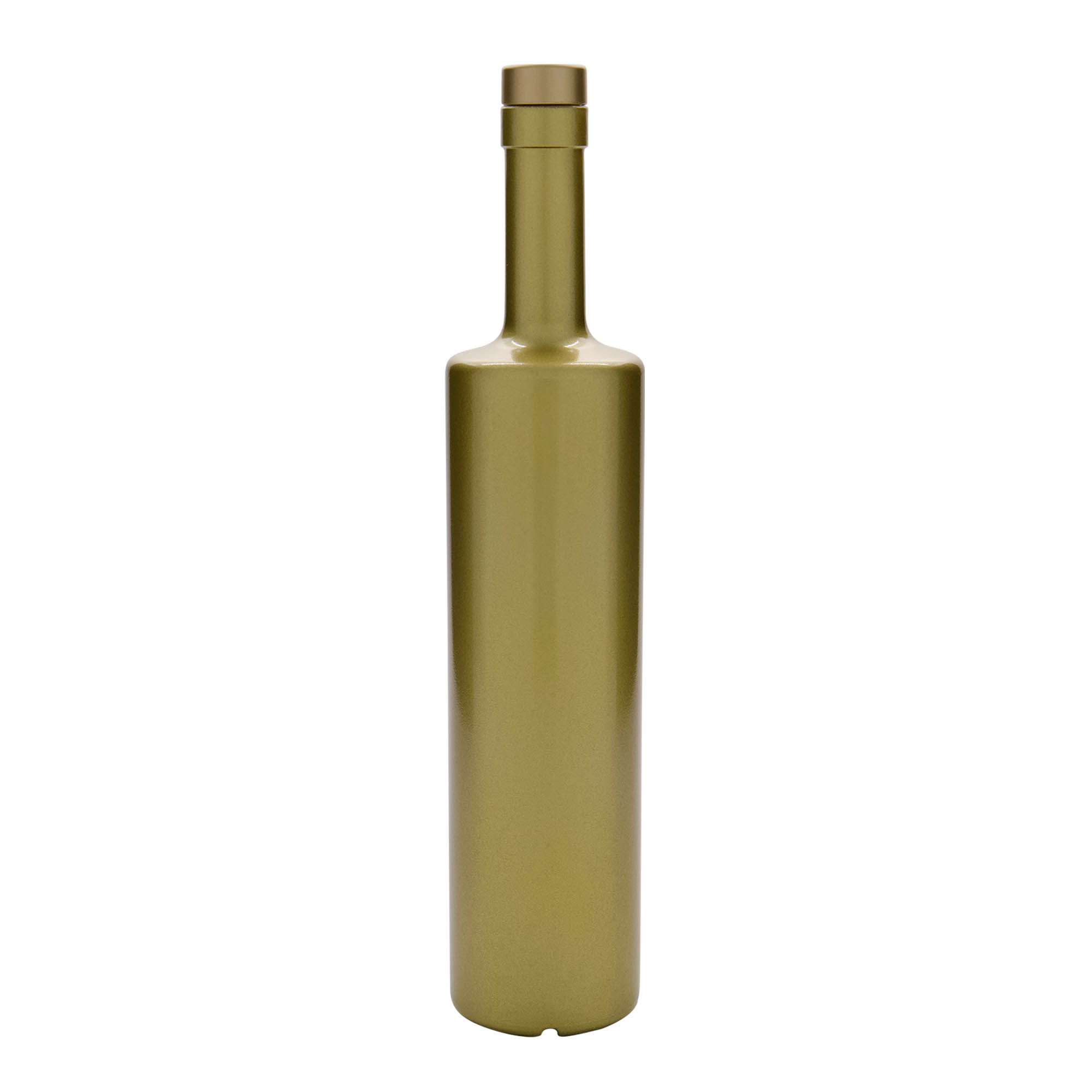 700 ml glasflaska 'Centurio', guld, öppning: kork