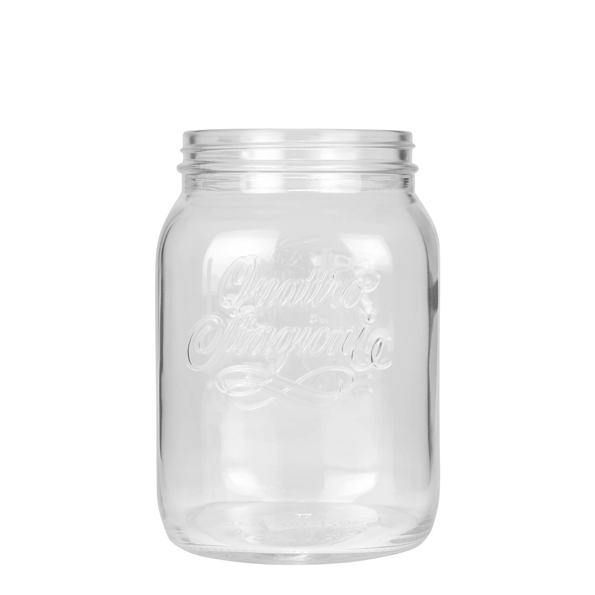 2 000 ml glas 'Quattro Stagioni', öppning: skruvlock 2 000 ml glas 'Quattro Stagioni', öppning: skruvlock