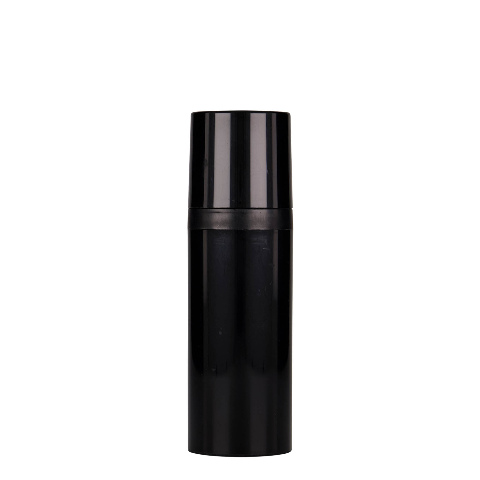 50 ml Airless-dispenser 'Mezzo', PP-plast, svart 50 ml Airless-dispenser 'Mezzo', PP-plast, svart