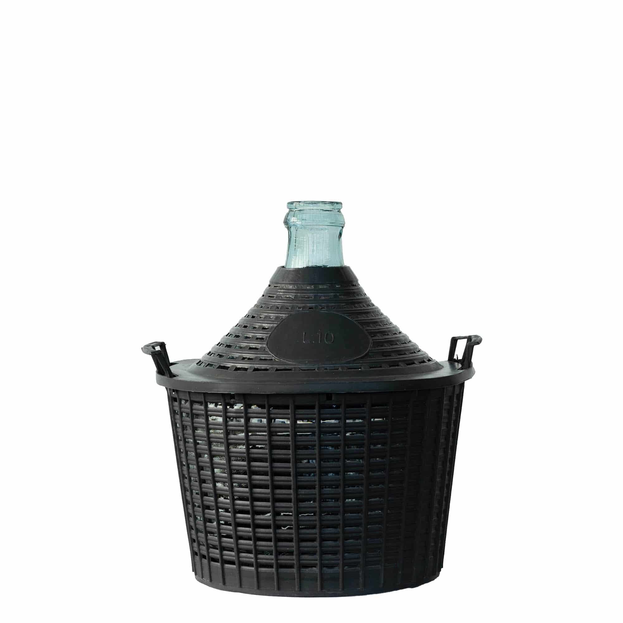 10 l ballongflaska smal hals, glas, mynning: snäpplock 10 l ballongflaska smal hals, glas, mynning: snäpplock