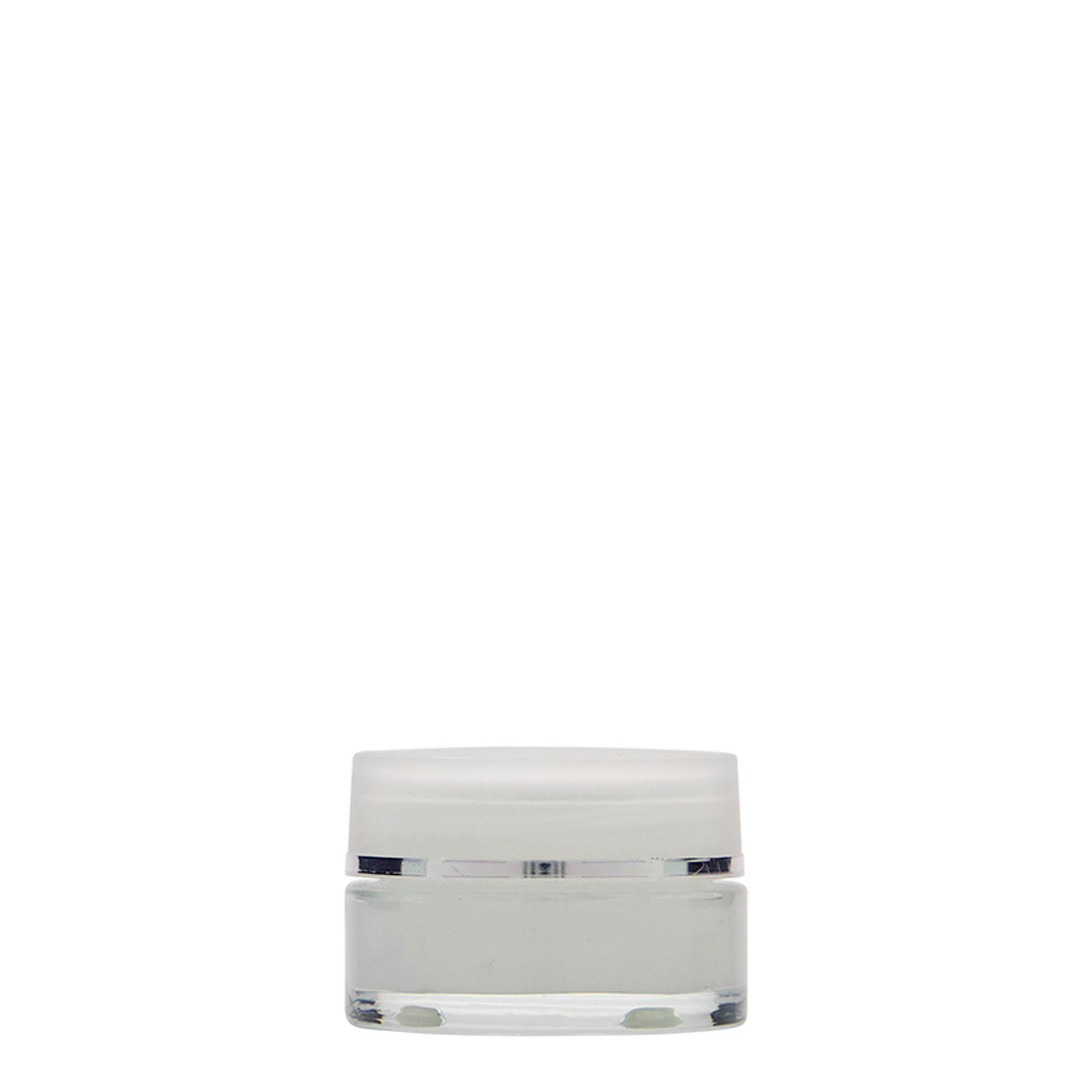 15 ml burk 'Clear Edition', glas, öppning: skruvlock