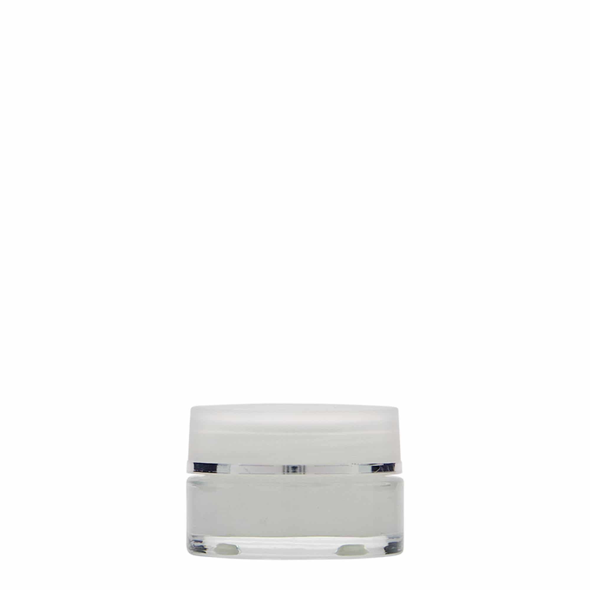 15 ml burk 'Clear Edition', glas, öppning: skruvlock