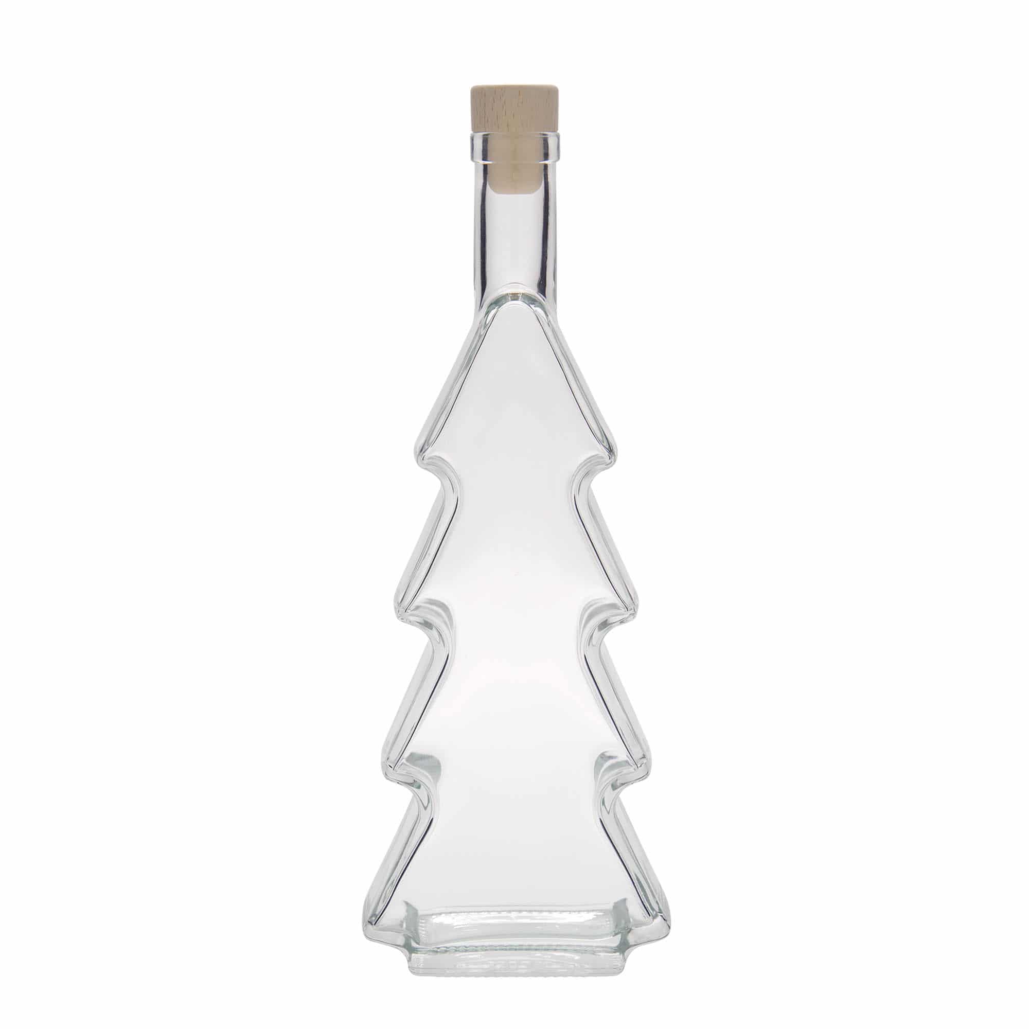 500 ml glasflaska 'Julgran', mynning: kork