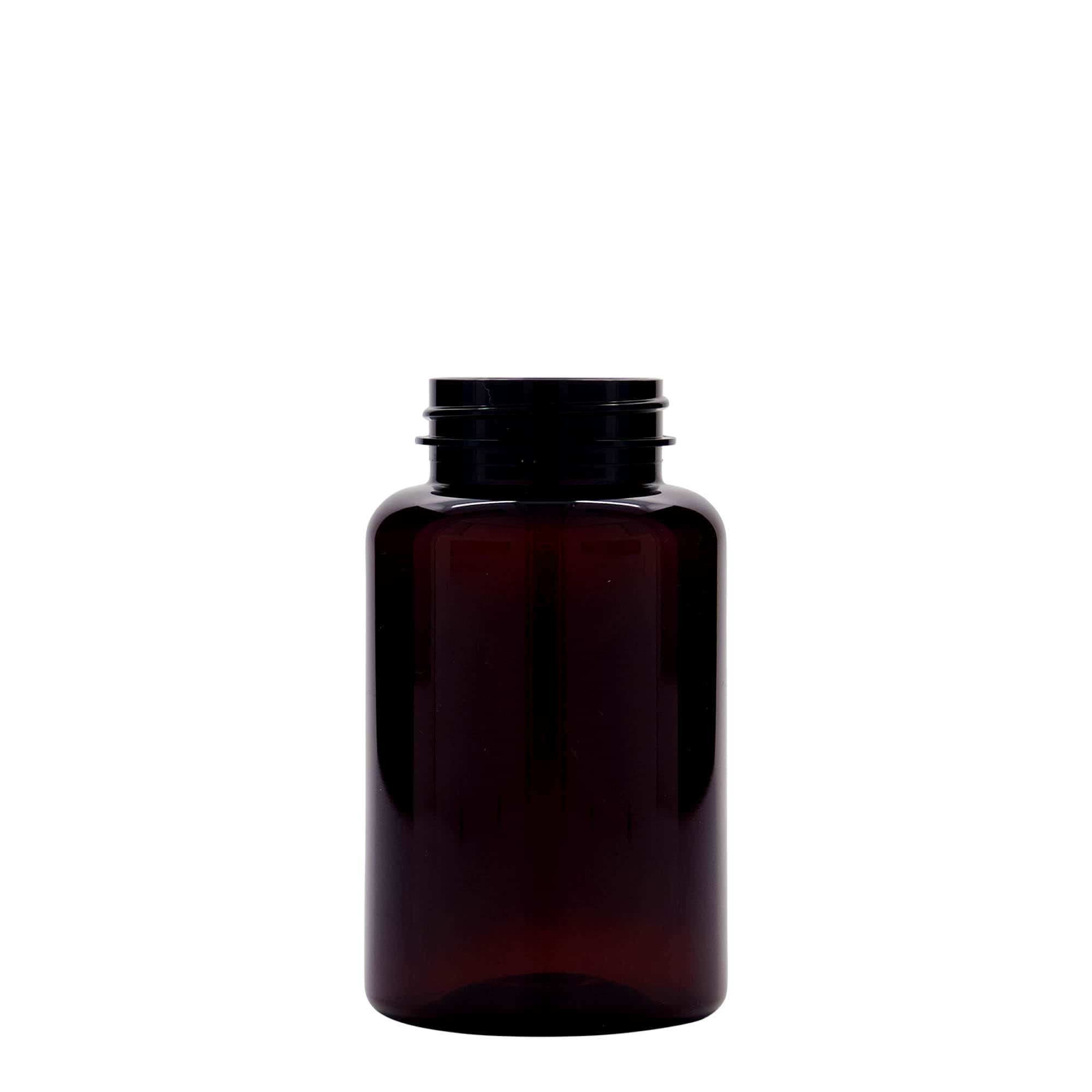 250 ml PET-packer, plast, brun, mynning: GPI 45/400 250 ml PET-packer, plast, brun, mynning: GPI 45/400