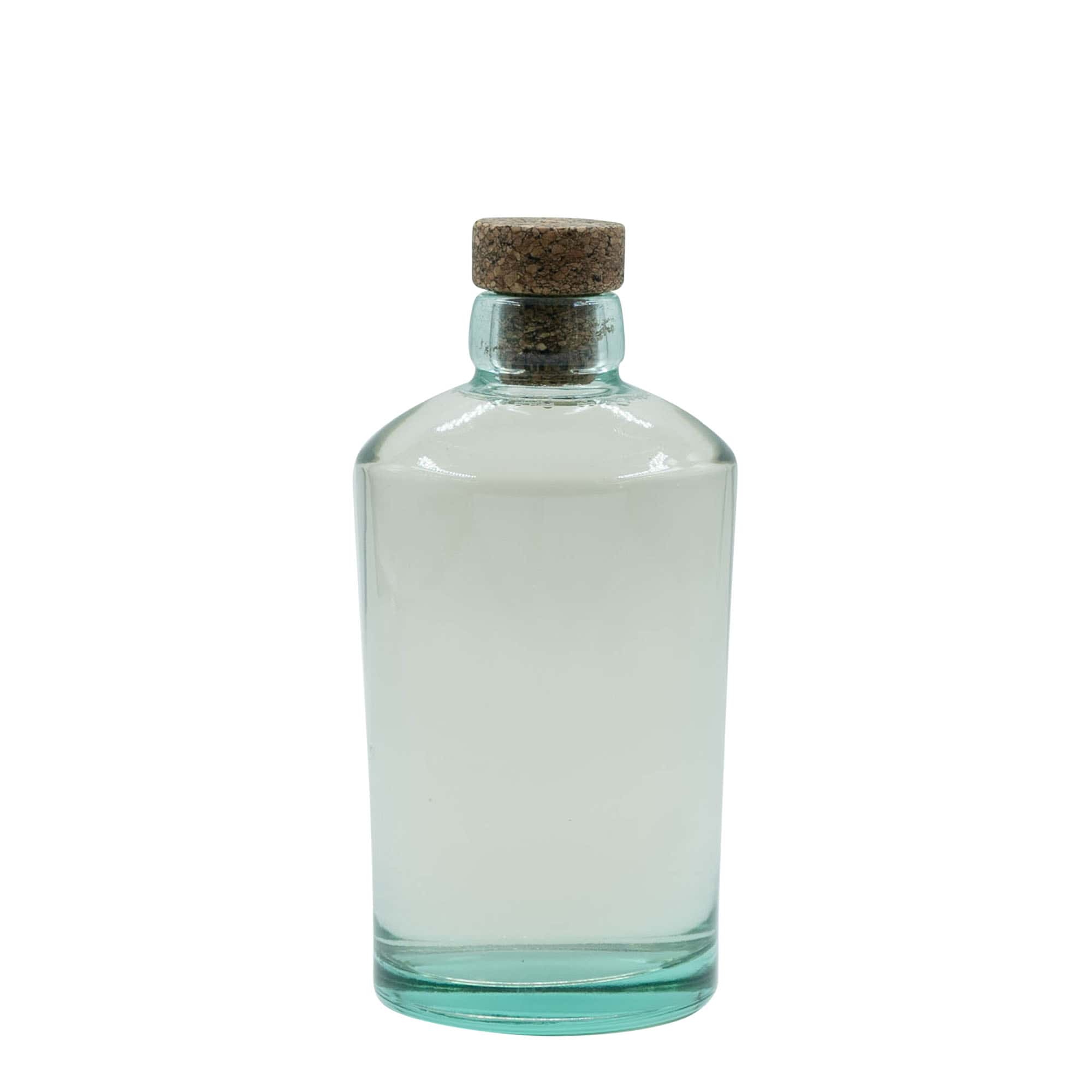 500 ml Glasflaska 'Barrel', mynning: kork
