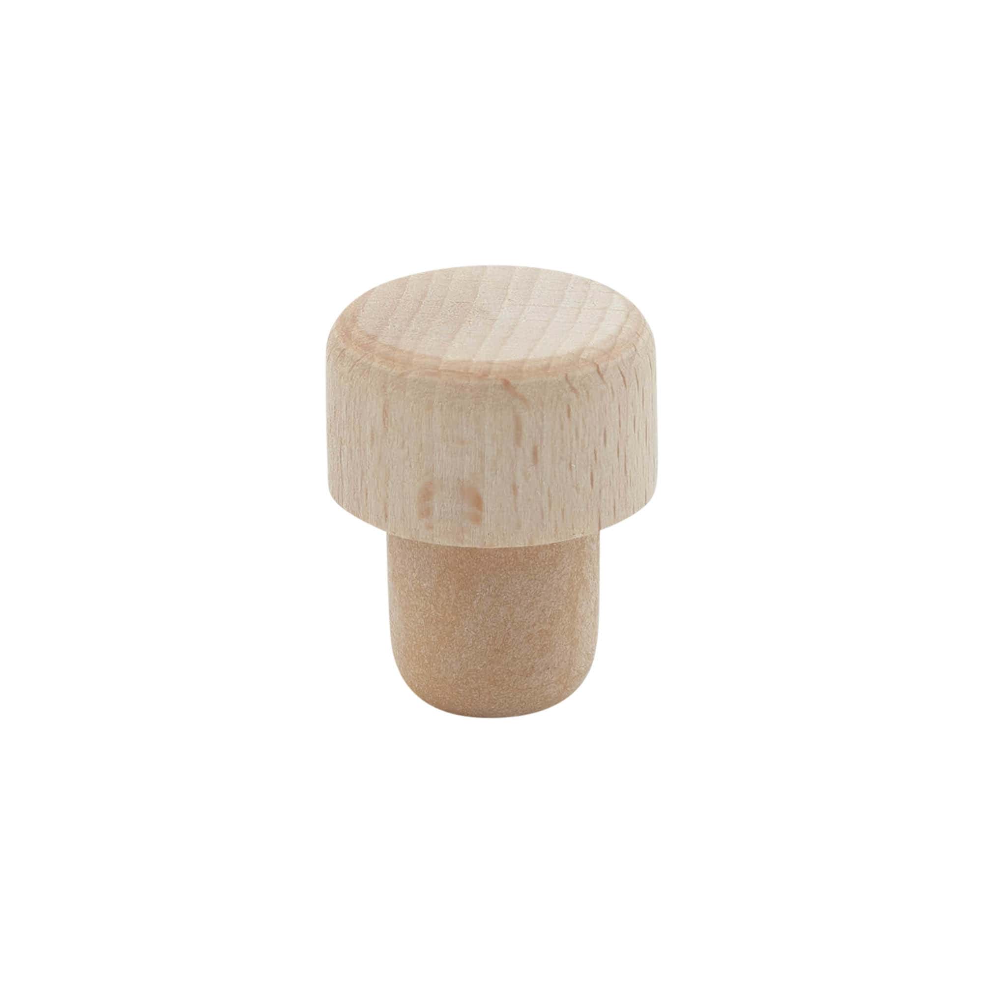 Greppkork med doseringsöppning 19 mm, trä/plast, beige, för mynning: kork