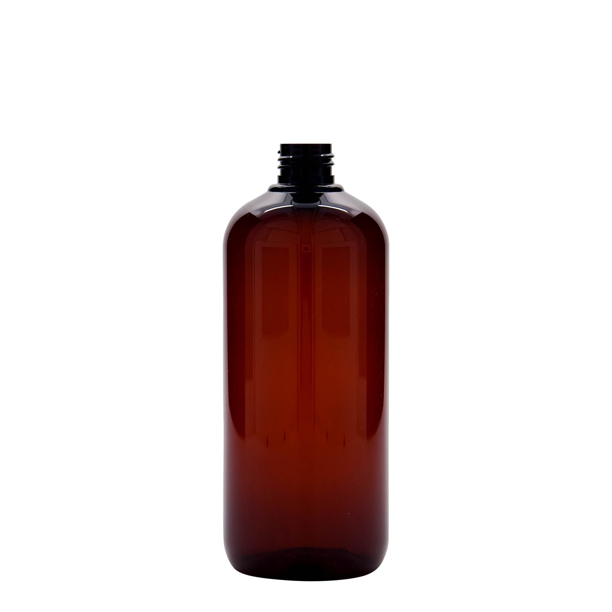 500 ml återvinningsbar plastflaska 'Victor's Best', PCR, brun, öppning: 24/410
