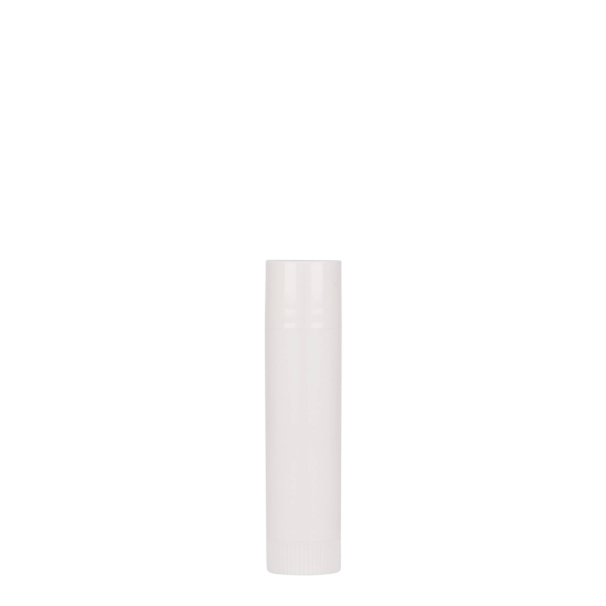 6 ml läppstiftshylsa, PP-plast, vit