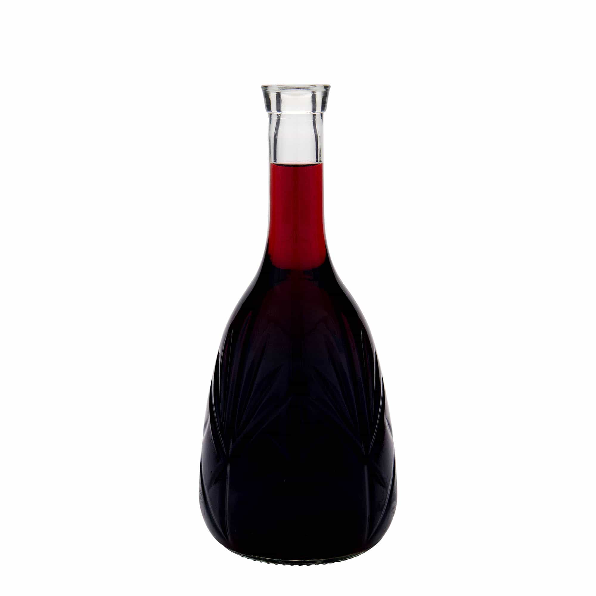 1.000 ml glasflaska 'Reliefa', öppning: kork