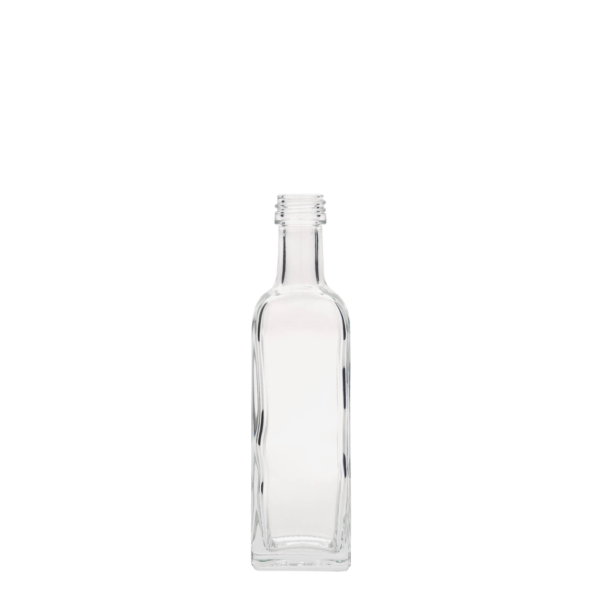 60 ml glasflaska 'Marasca', fyrkantig, öppning: PP 18 60 ml glasflaska 'Marasca', fyrkantig, öppning: PP 18