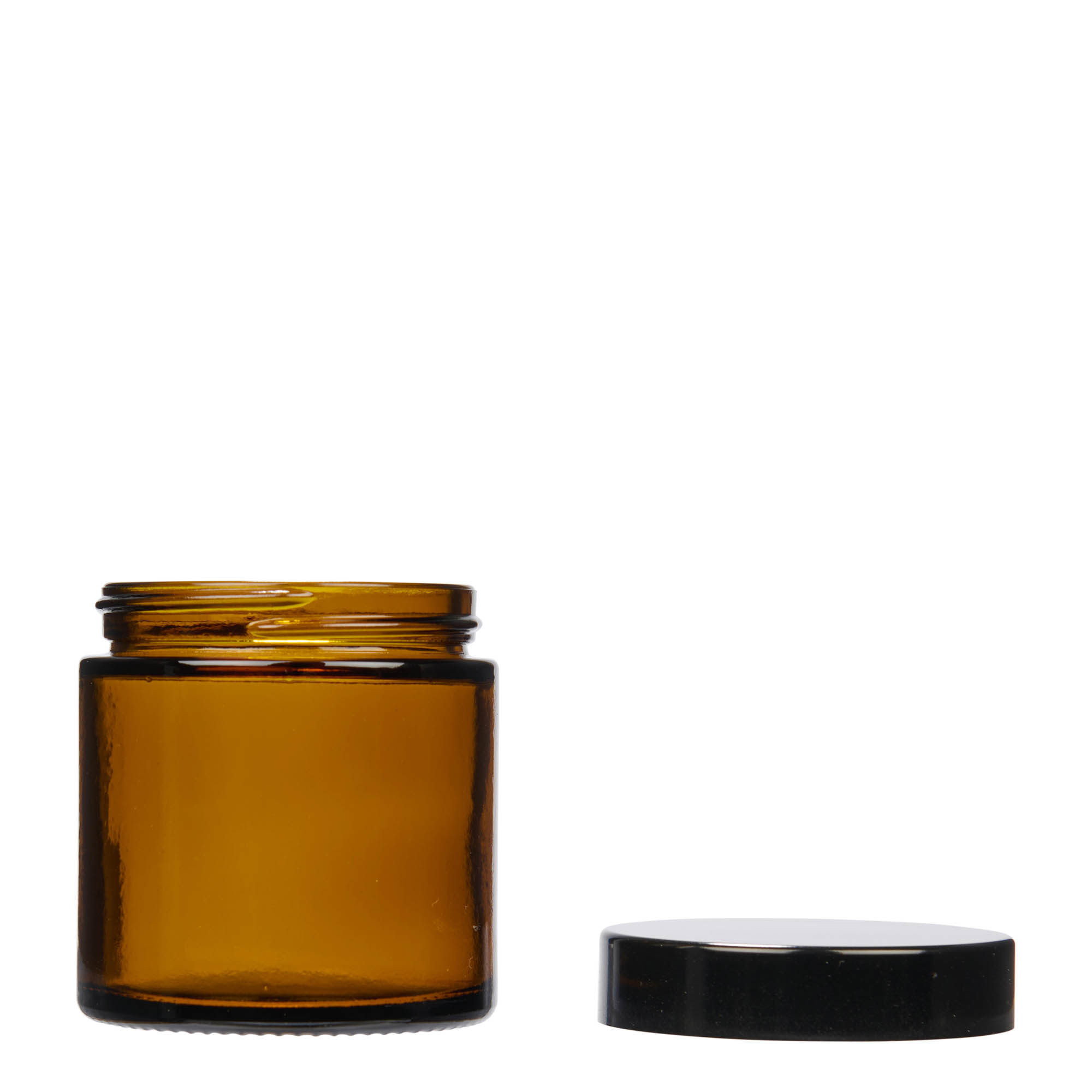 120 ml burk 'Brown Line', glas, brun, öppning: skruvlock 120 ml burk 'Brown Line', glas, brun, öppning: skruvlock