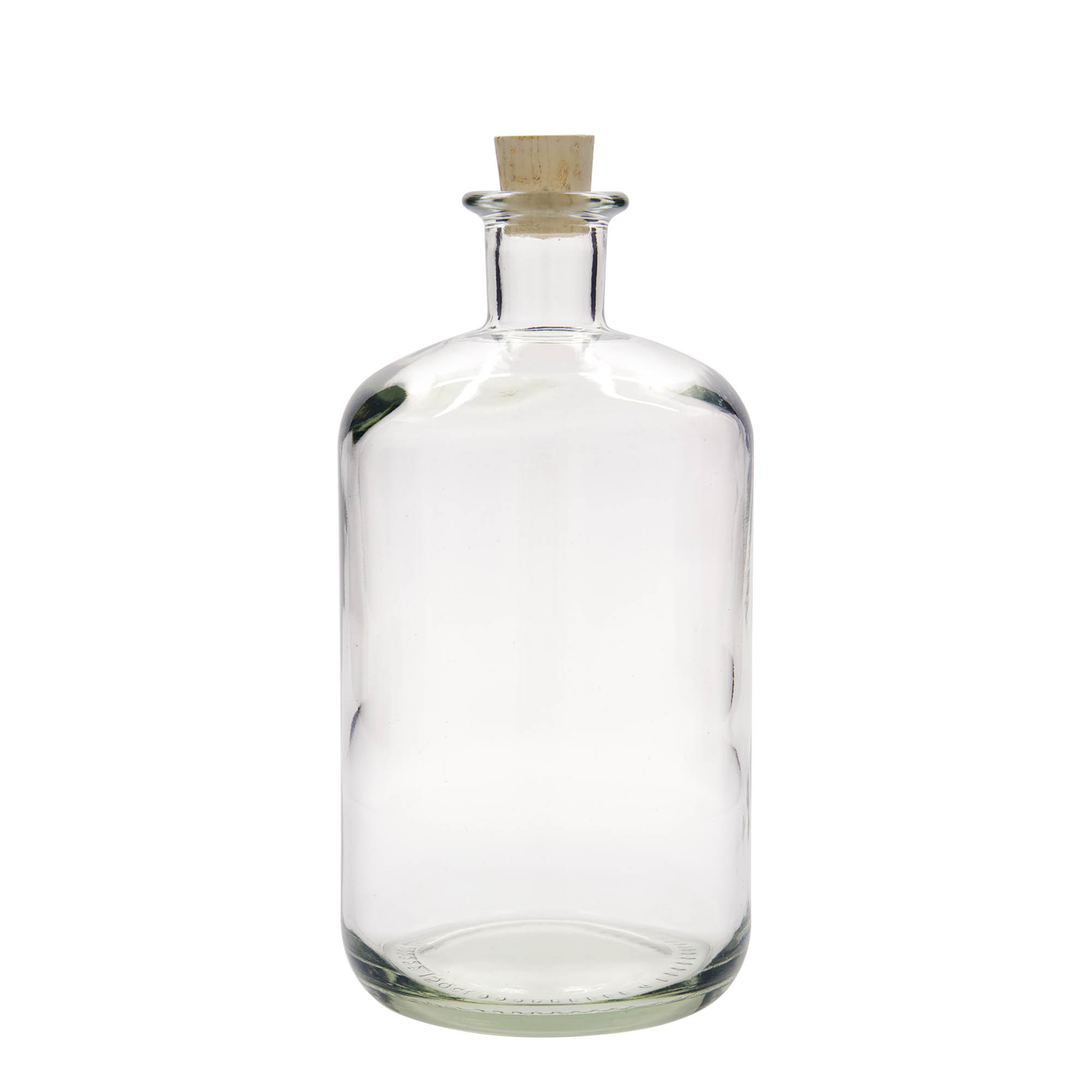 1.500 ml glasflaska apotekare, mynning: kork 1.500 ml glasflaska apotekare, mynning: kork