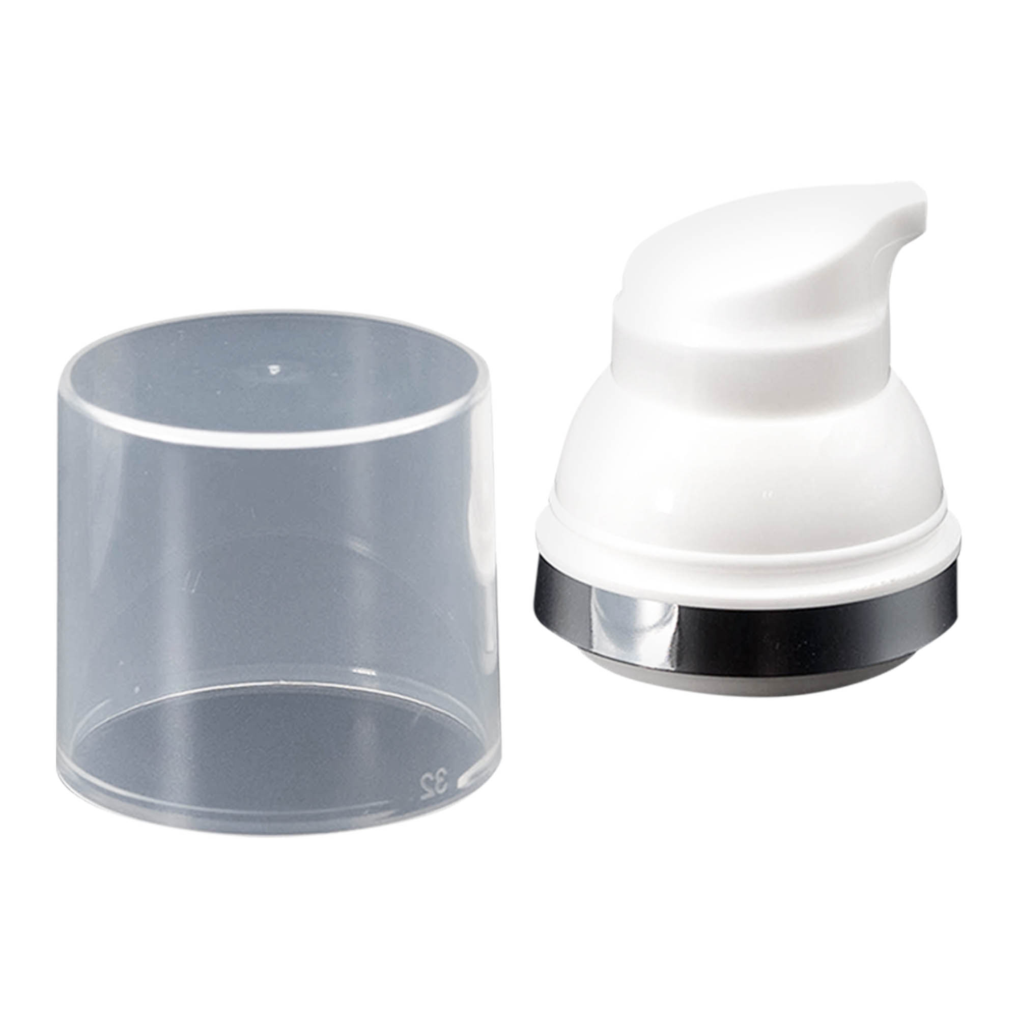Airless-dispenserpumphuvud 'Mezzo', PP-plast, vit Airless-dispenserpumphuvud 'Mezzo', PP-plast, vit