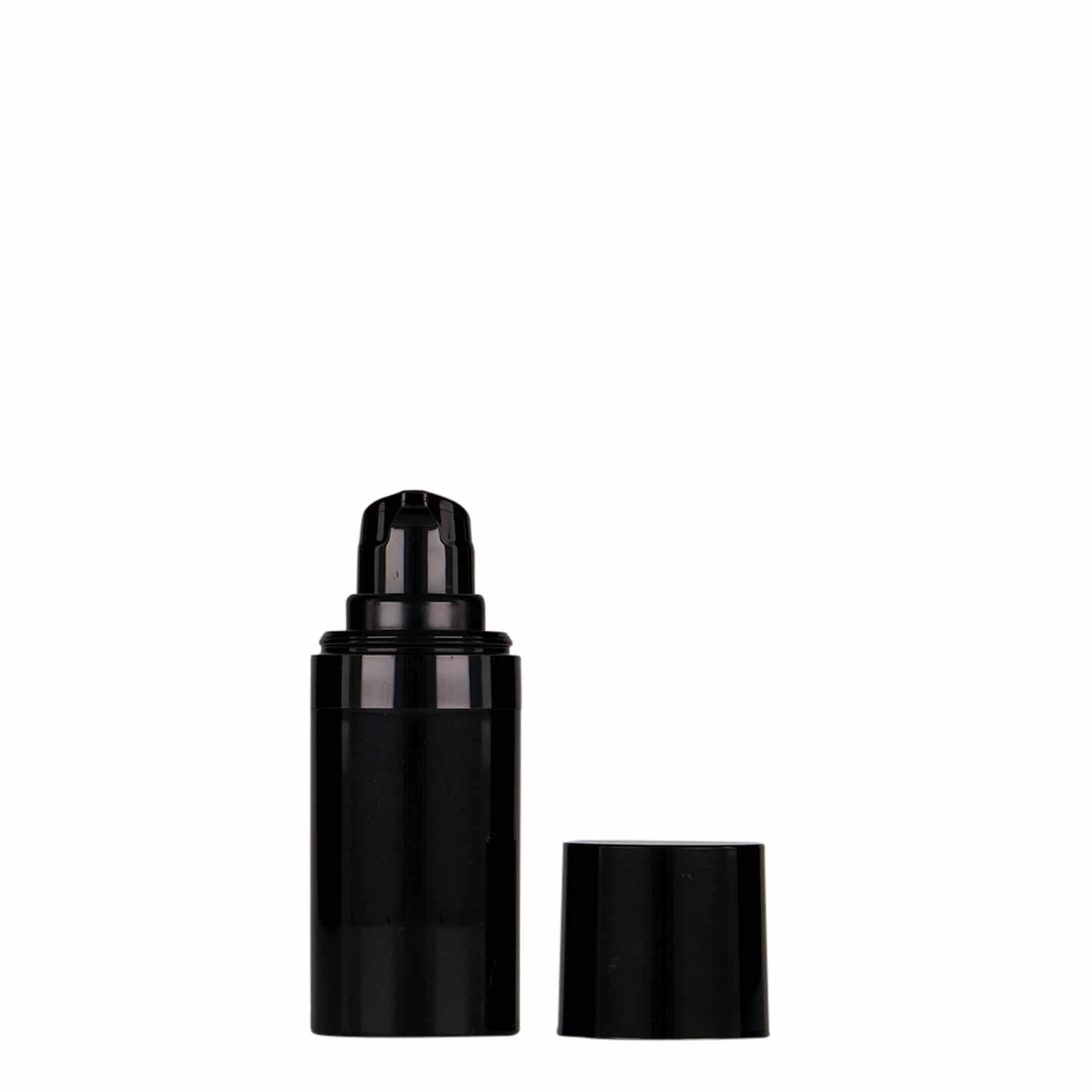 15 ml Airless-dispenser 'Micro', PP-plast, svart