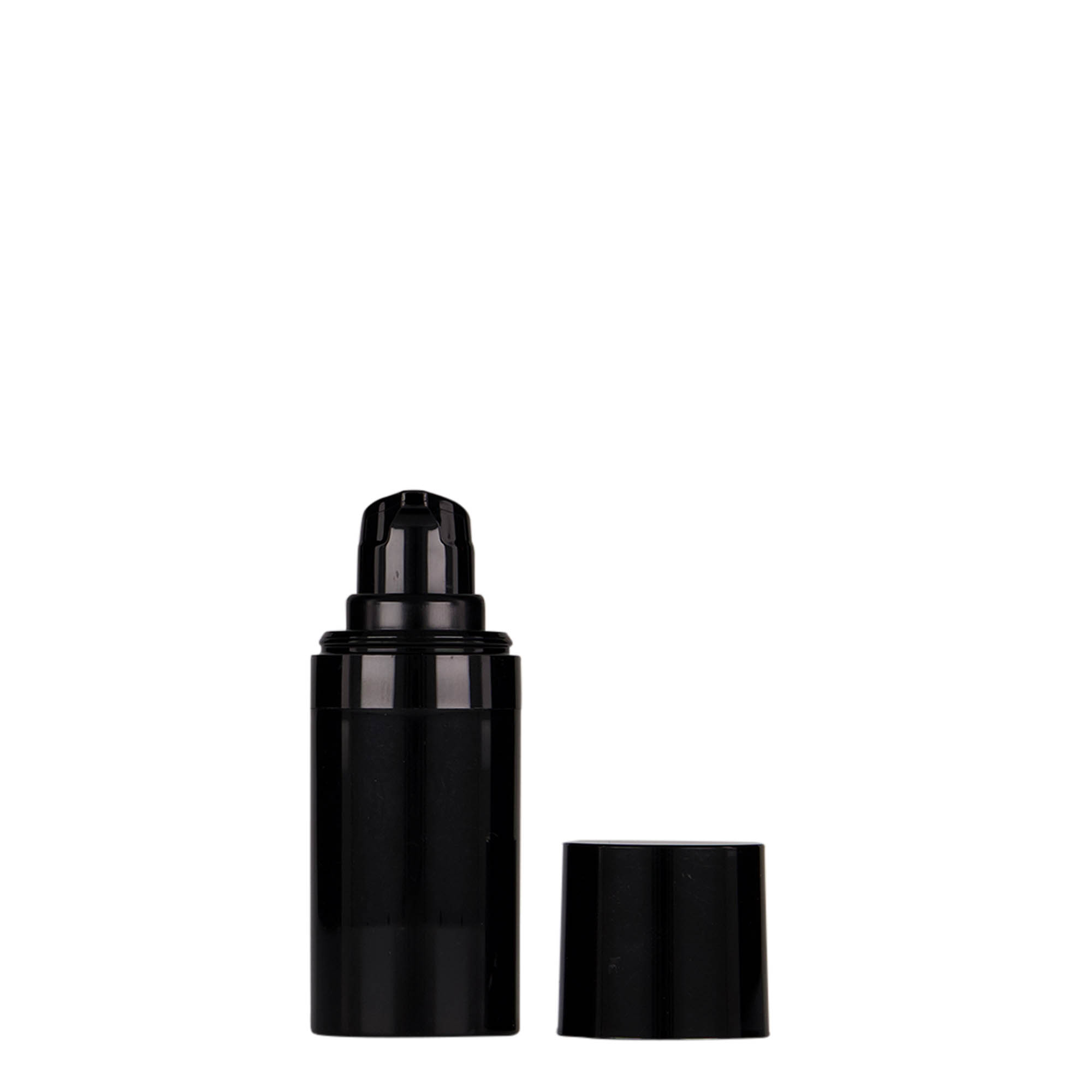 15 ml Airless-dispenser 'Micro', PP-plast, svart