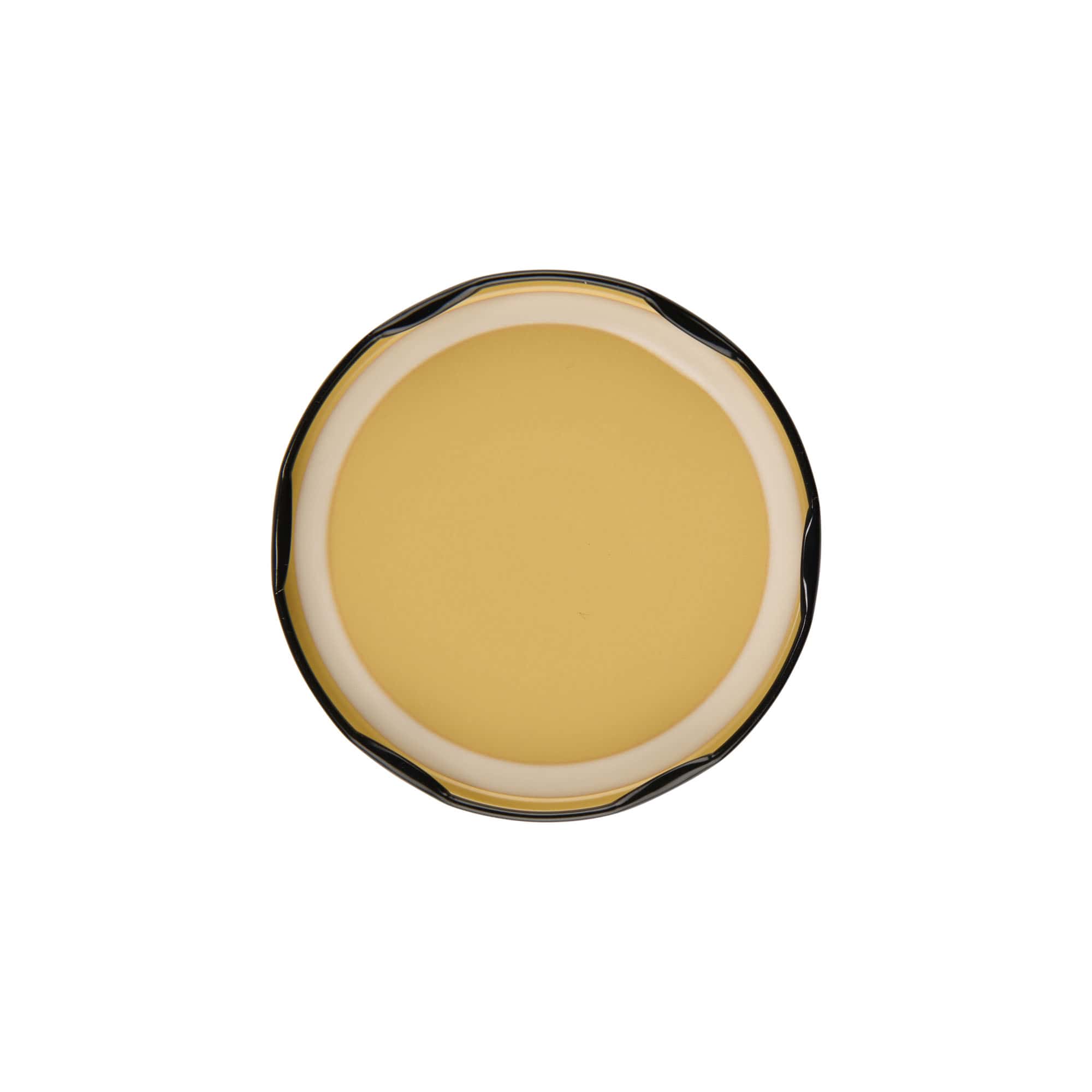 Twist-off-lock, vitplåt, svart, för öppning: TO 82 Twist-off-lock, vitplåt, svart, för öppning: TO 82