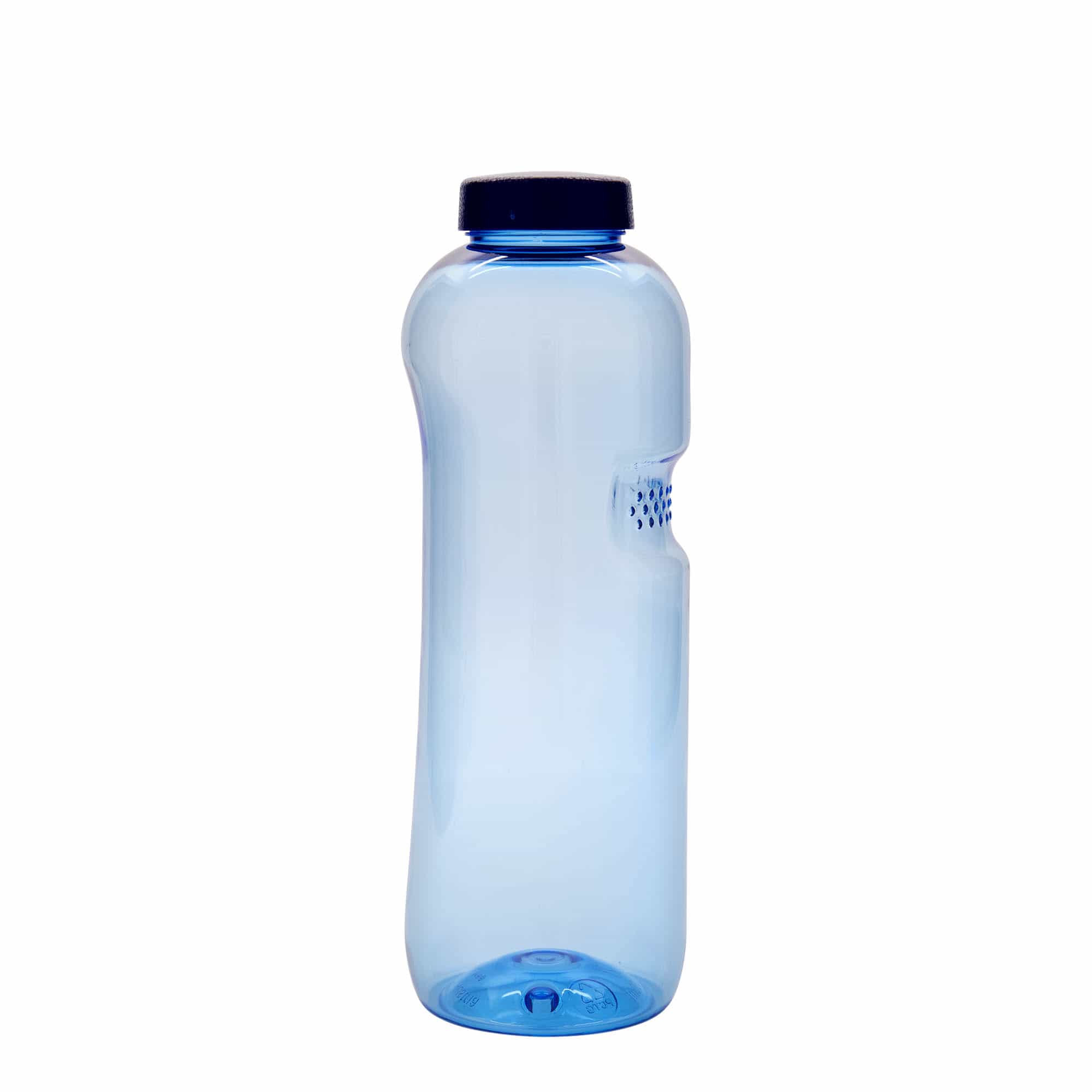 1 000 ml PET-dricksflaska 'Kavodrink', plast, blå