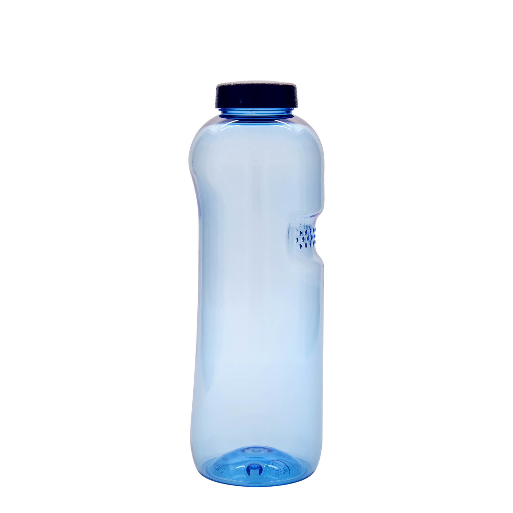 1 000 ml PET-dryckesflaska 'Kavodrink', plast, blå 1 000 ml PET-dryckesflaska 'Kavodrink', plast, blå