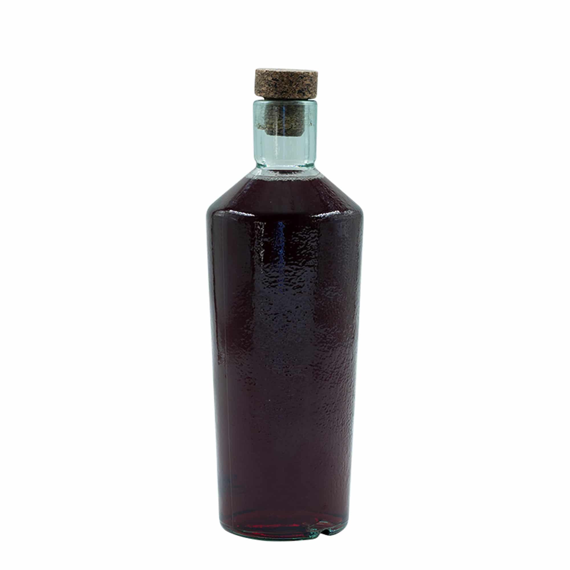 700 ml Widly Crafted glasflaska 'Primal', mynning: kork
