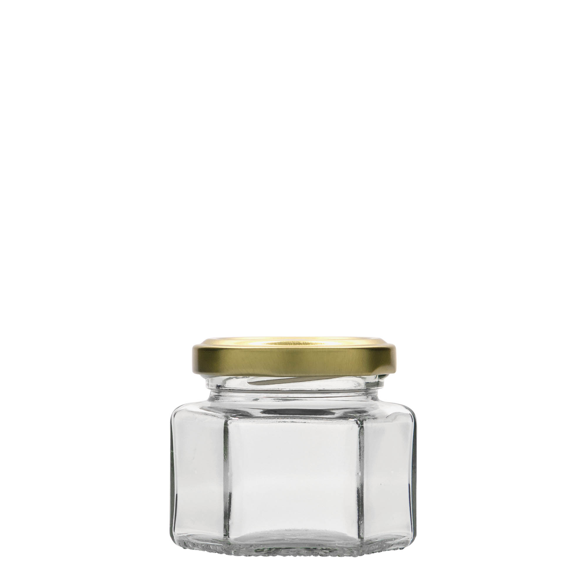 106 ml sexkantigt glas, öppning: Twist-Off (TO 53)