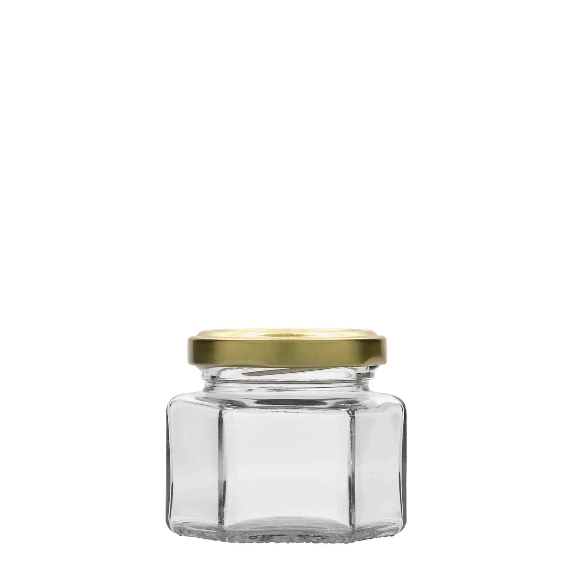 106 ml sexkantigt glas, öppning: Twist-Off (TO 53)