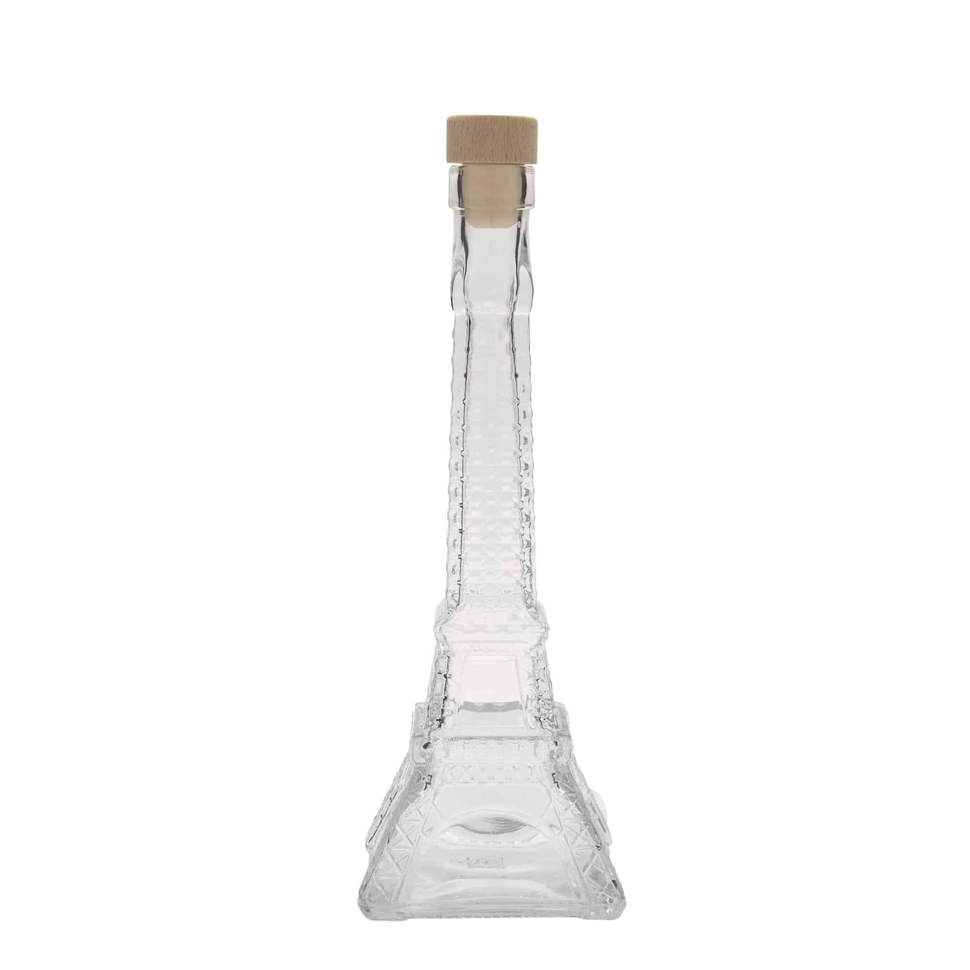 200 ml glasflaska 'Eiffeltornet', öppning: kork