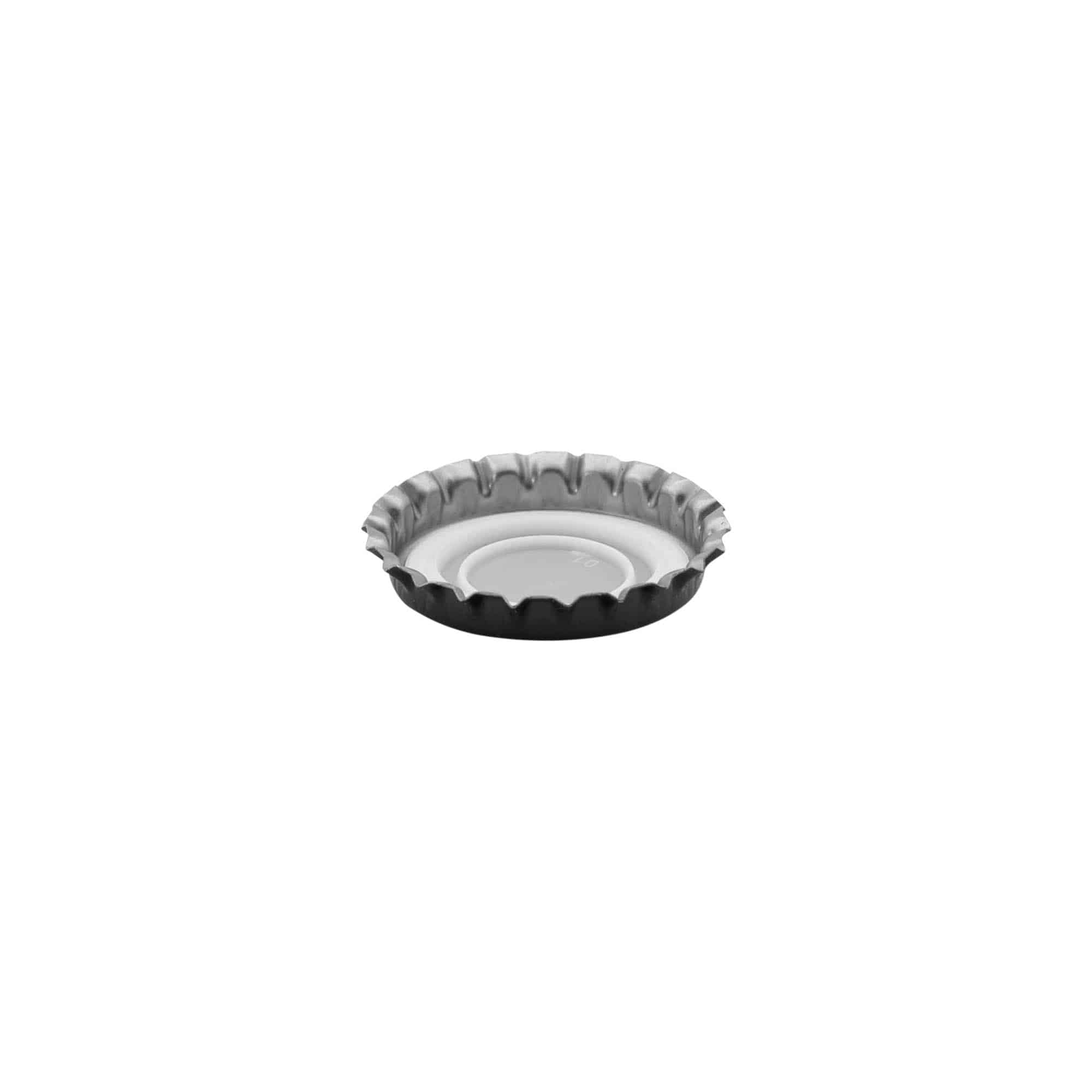 Kronkapsyl 29 mm, metall, svart Kronkapsyl 29 mm, metall, svart