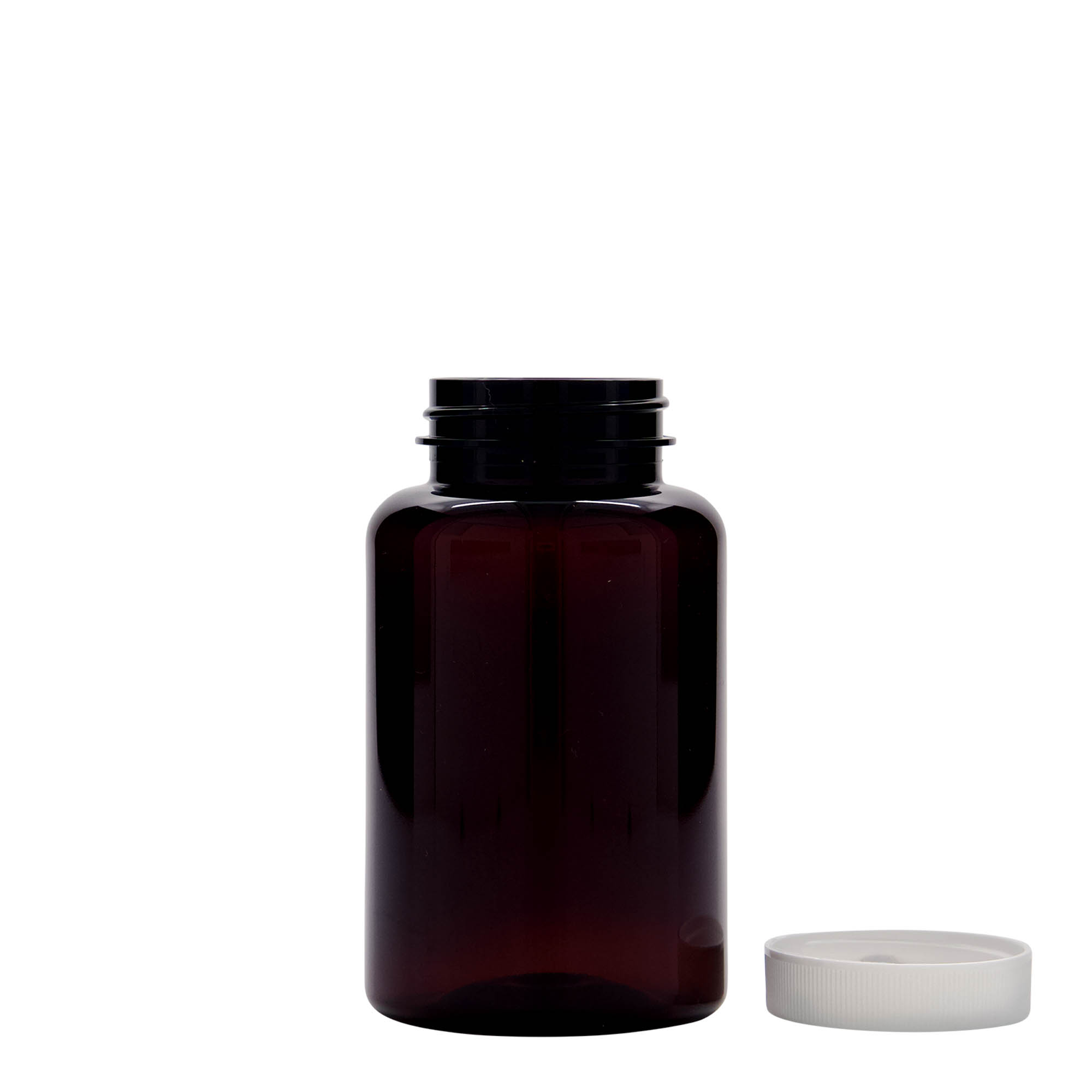 250 ml PET-flaska, plast, brun, öppning: 45/400 250 ml PET-flaska, plast, brun, öppning: 45/400