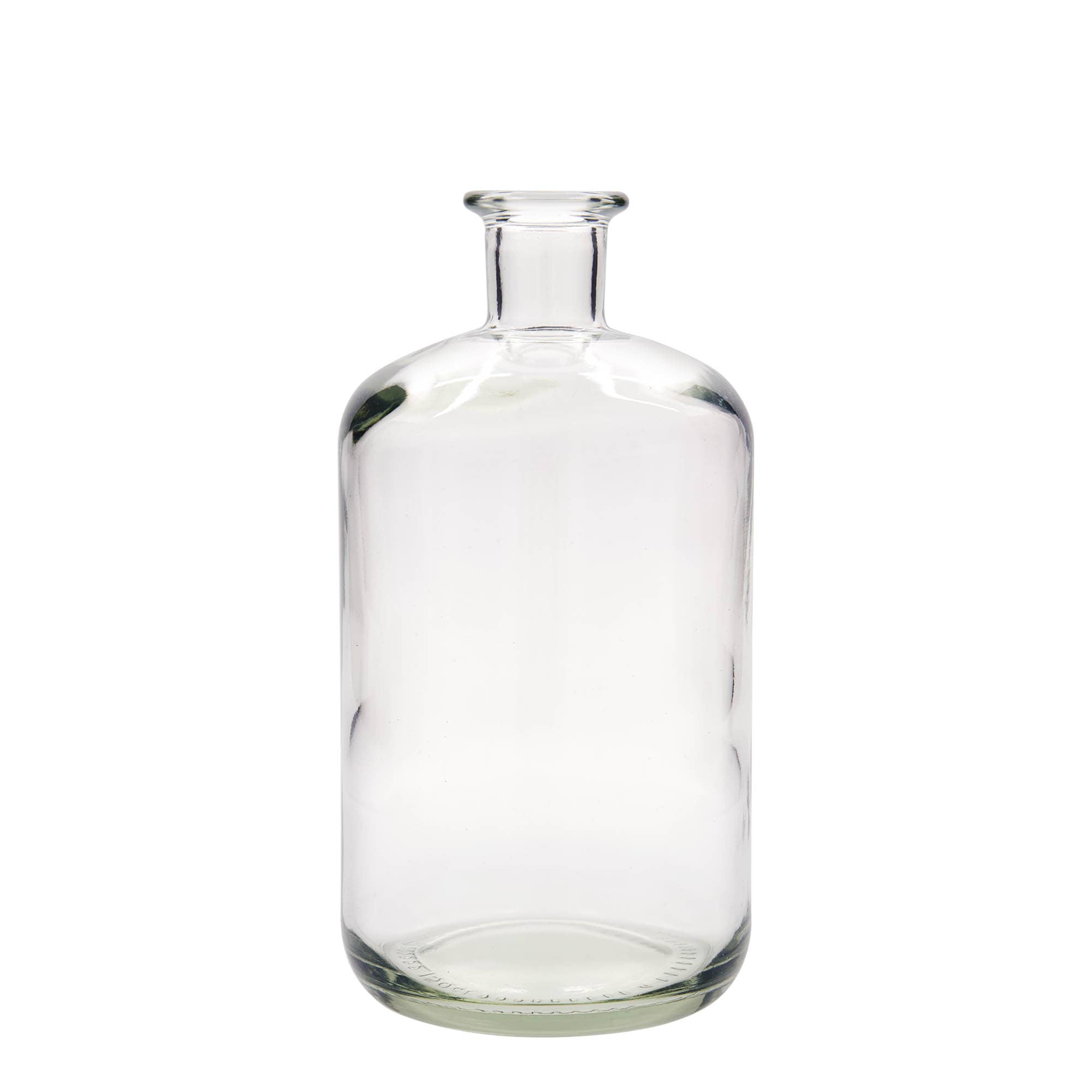 1.500 ml glasflaska apotekare, mynning: kork