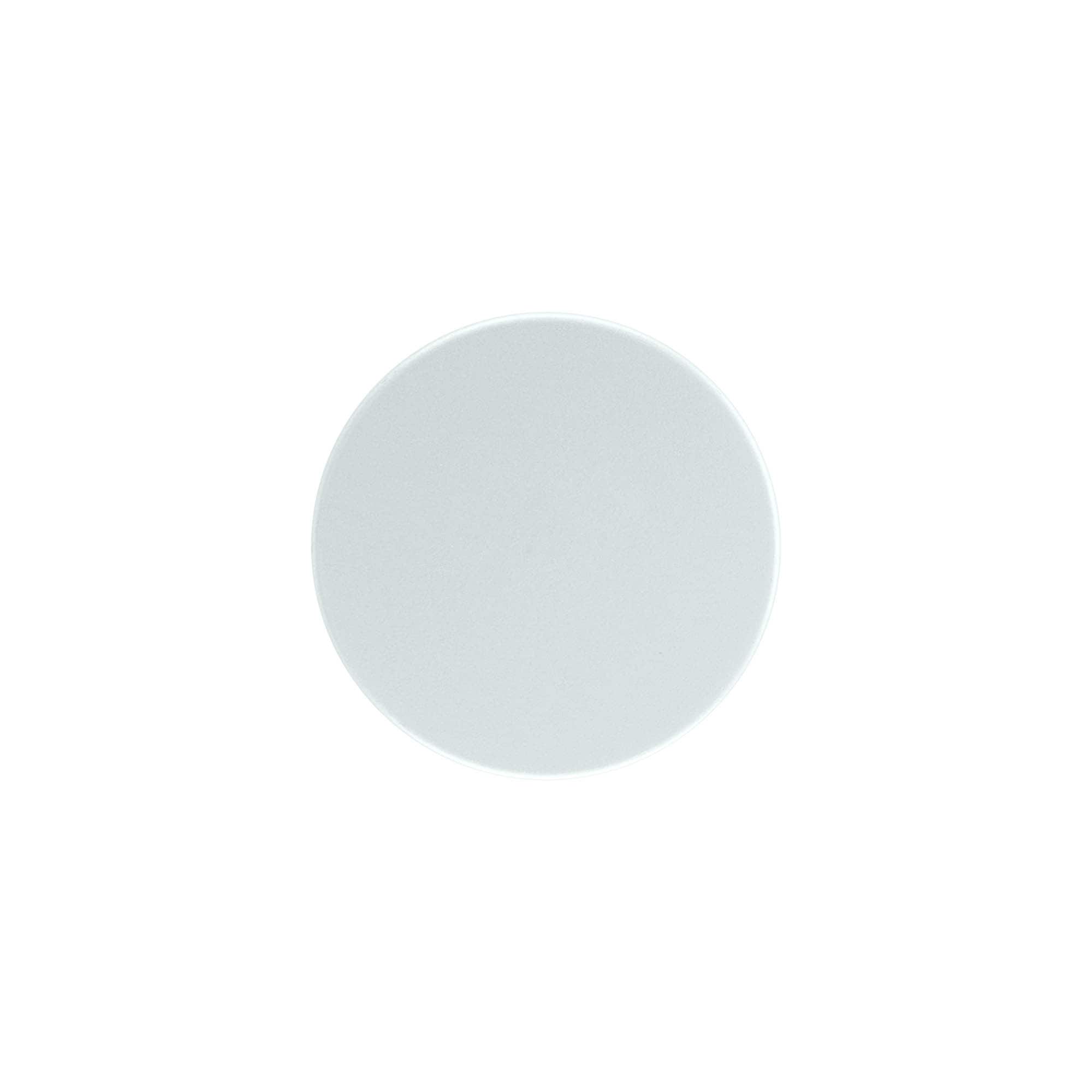 Airless-dispenserpump "Mezzo", typ D, PP-plast, vit med matt silvermetalliserad kåpa