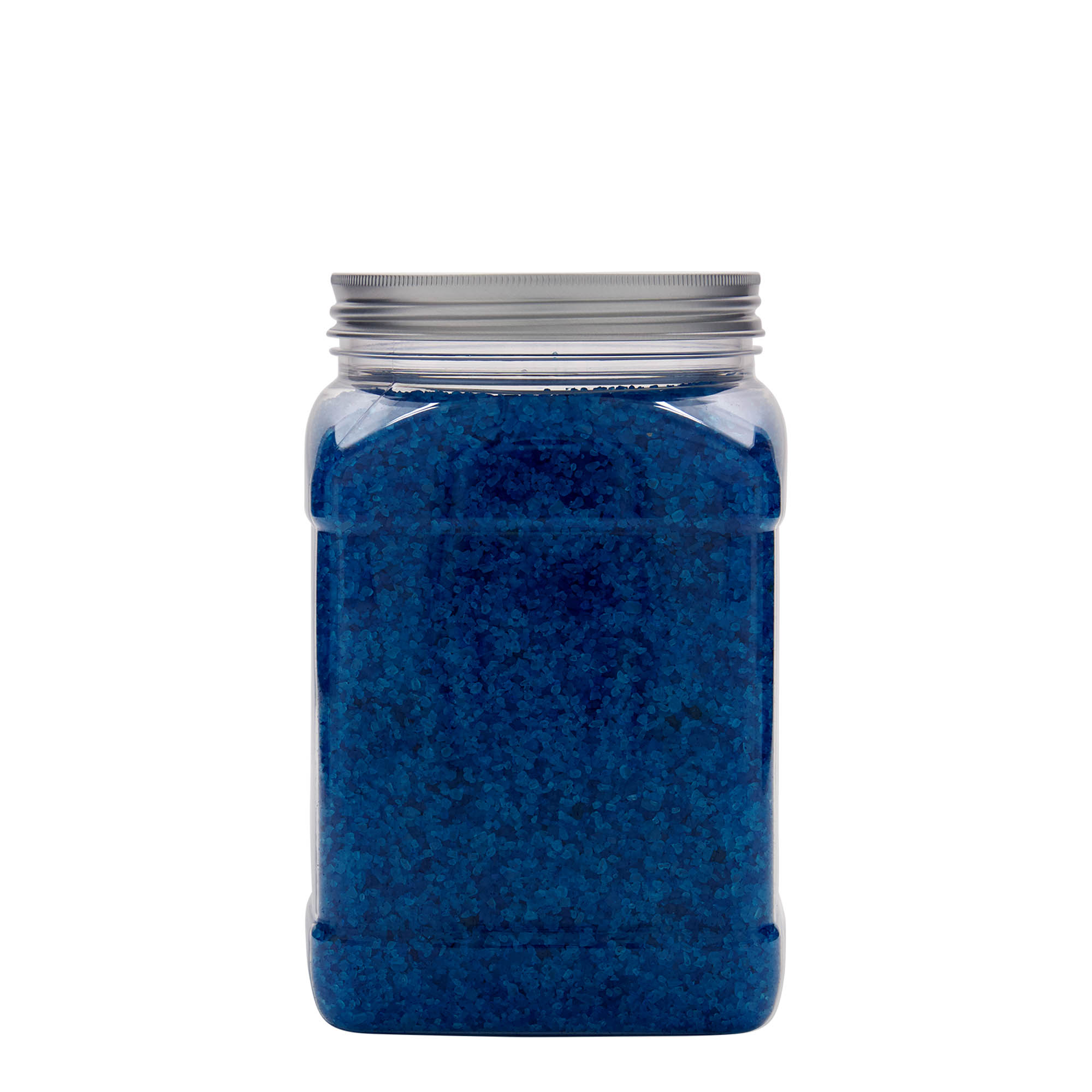 1.500 ml PET-burk 'Dana', kvadratisk, plast, öppning: 100/400