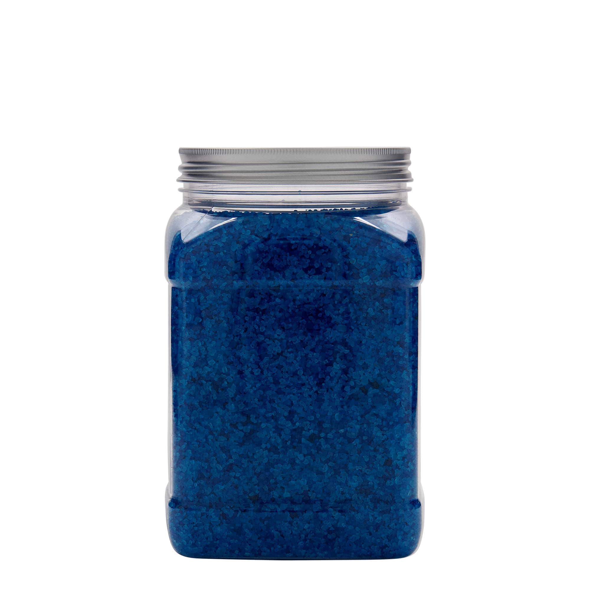 1.500 ml PET-burk 'Dana', kvadratisk, plast, öppning: 100/400