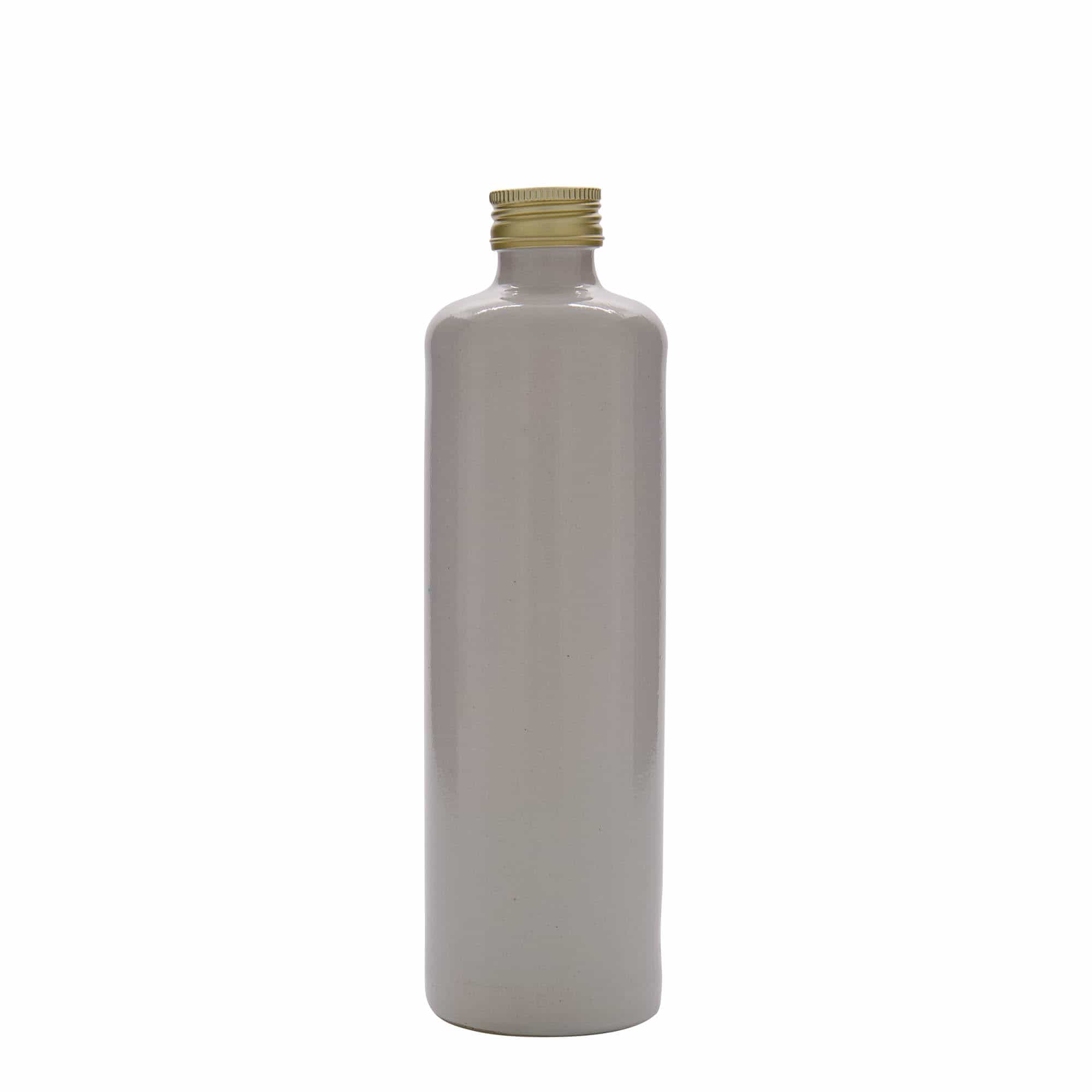 500 ml lerkrus, stengods, vit, mynning: PP 31,5
