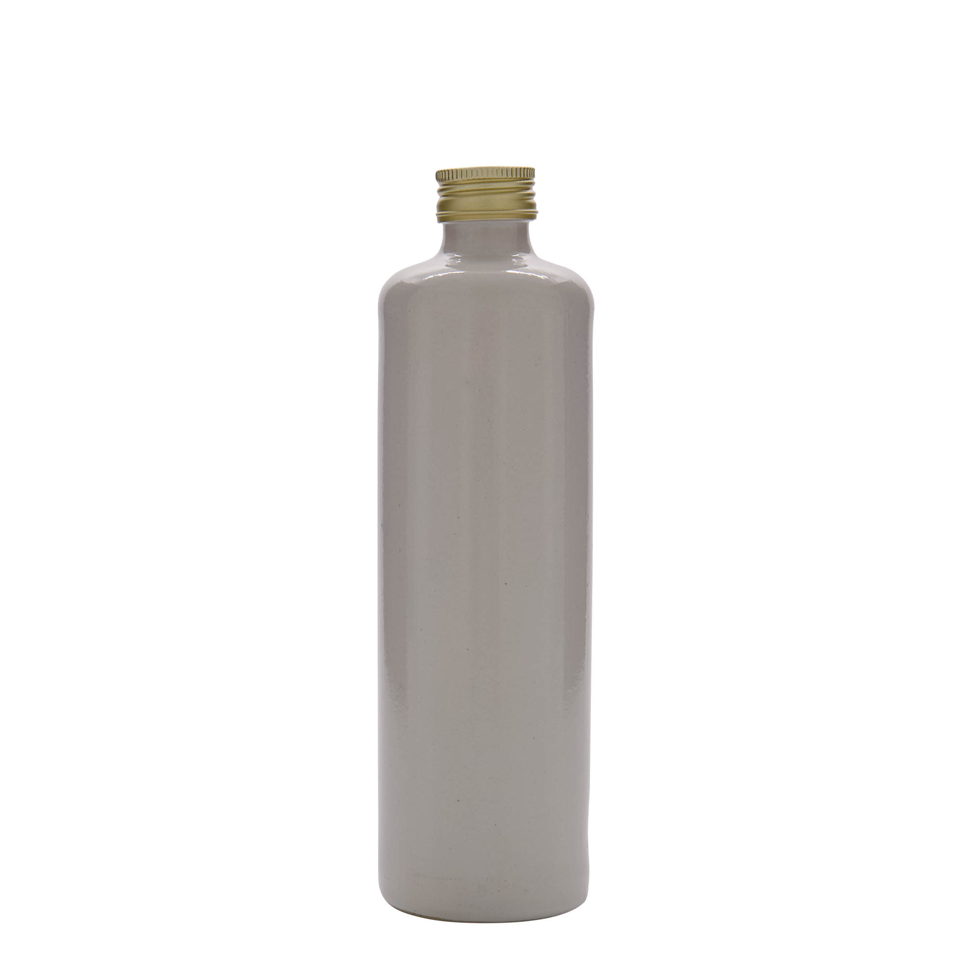 500 ml lerkrus, stengods, vit, mynning: PP 31,5
