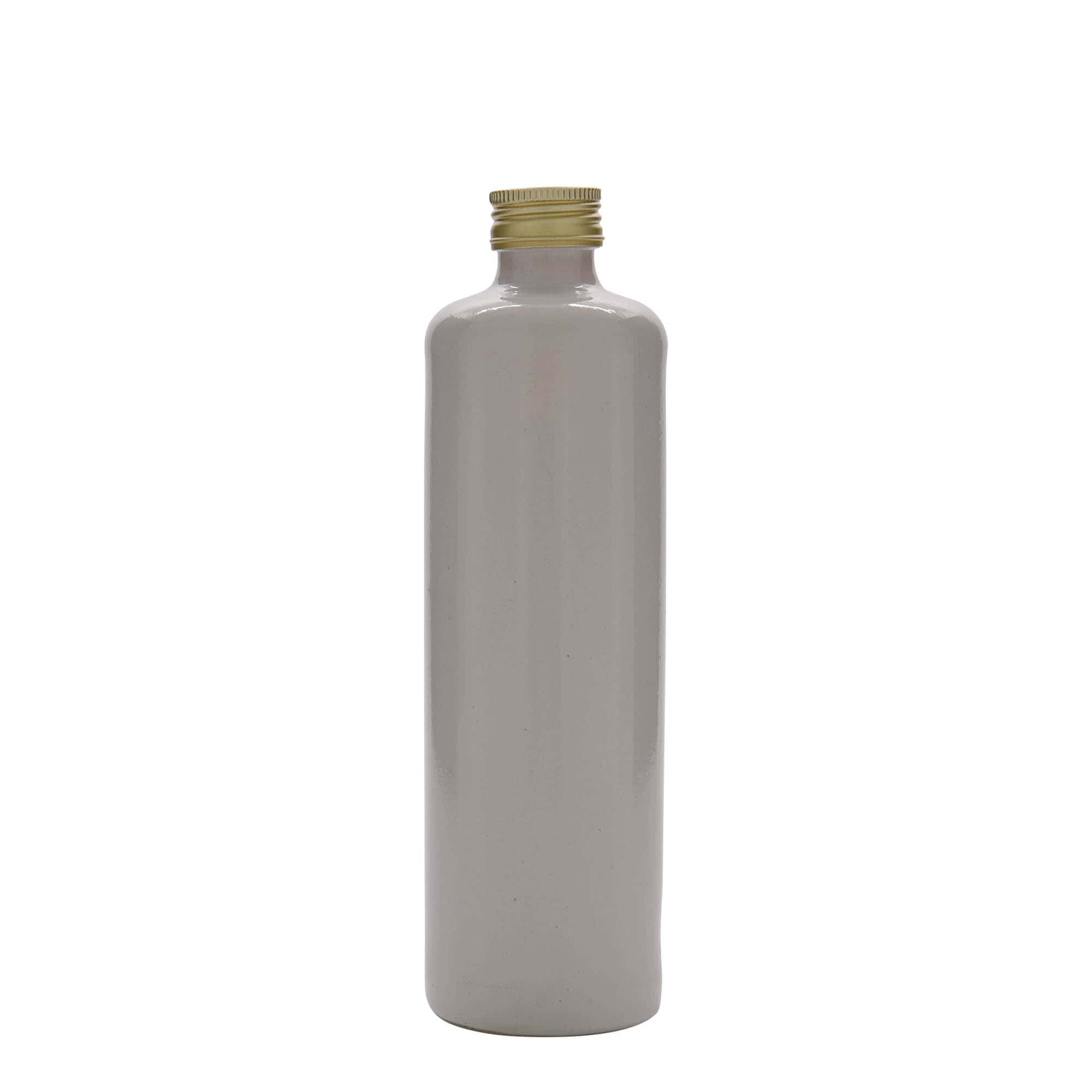 500 ml lertunna, stengods, vit, mynning: PP 31,5