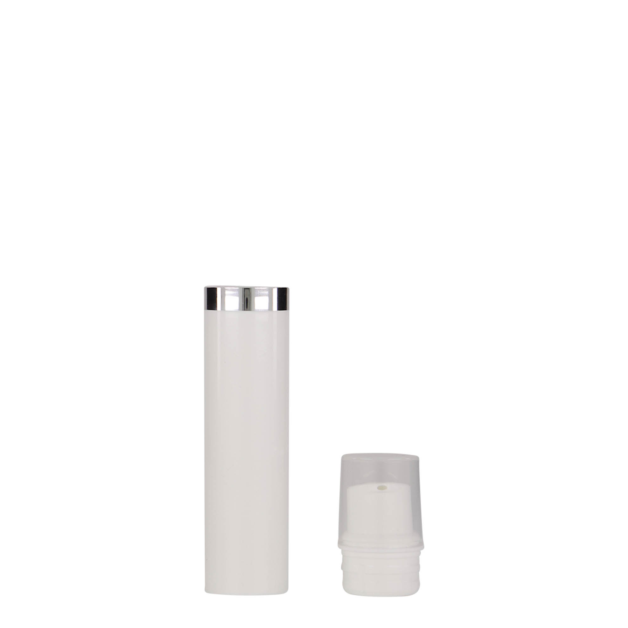 15 ml luftfri dispenser 'Nano', PP-plast, vit